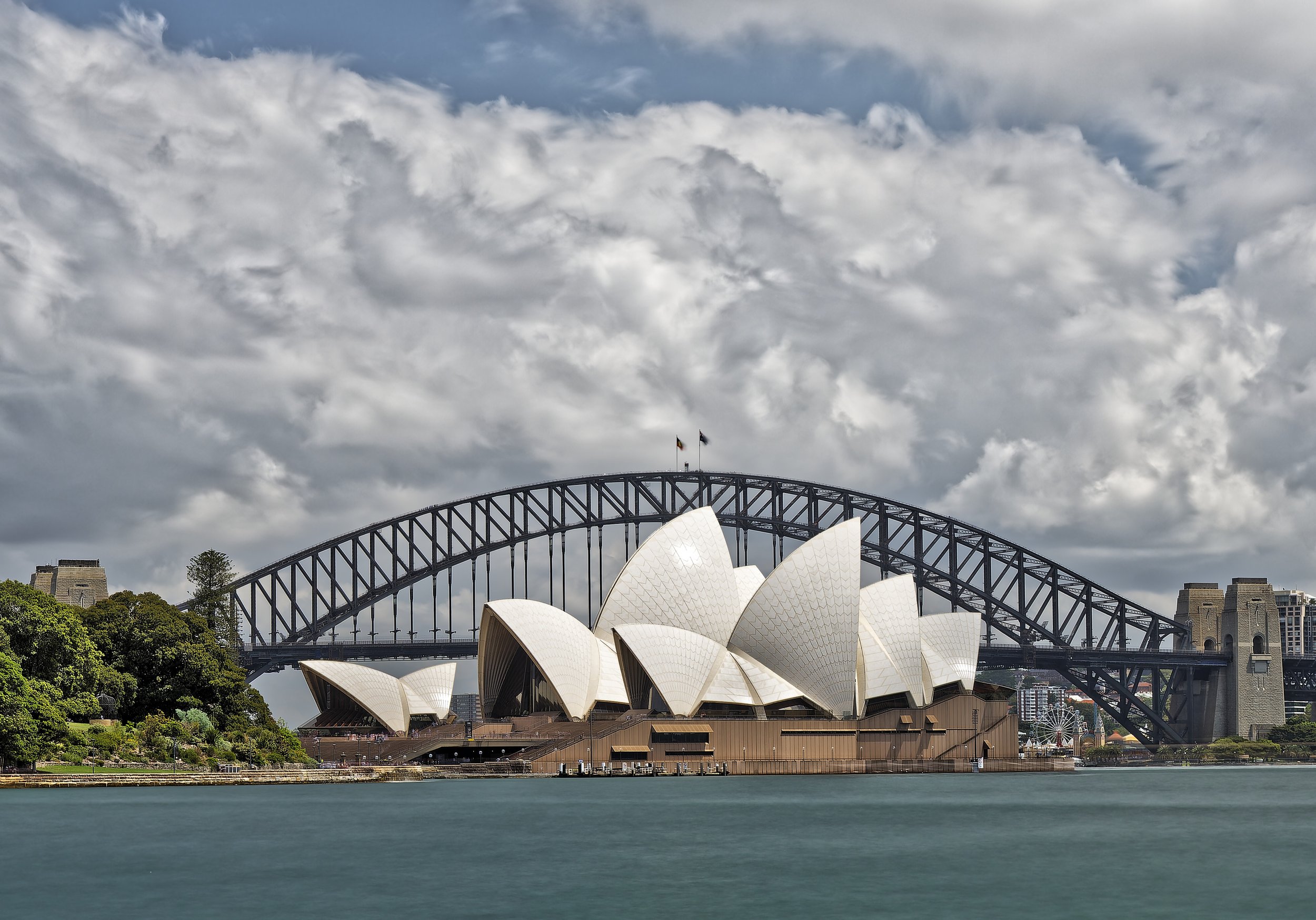 Bridge and Opera House from Mrs Macquarie’s Chair - Midday