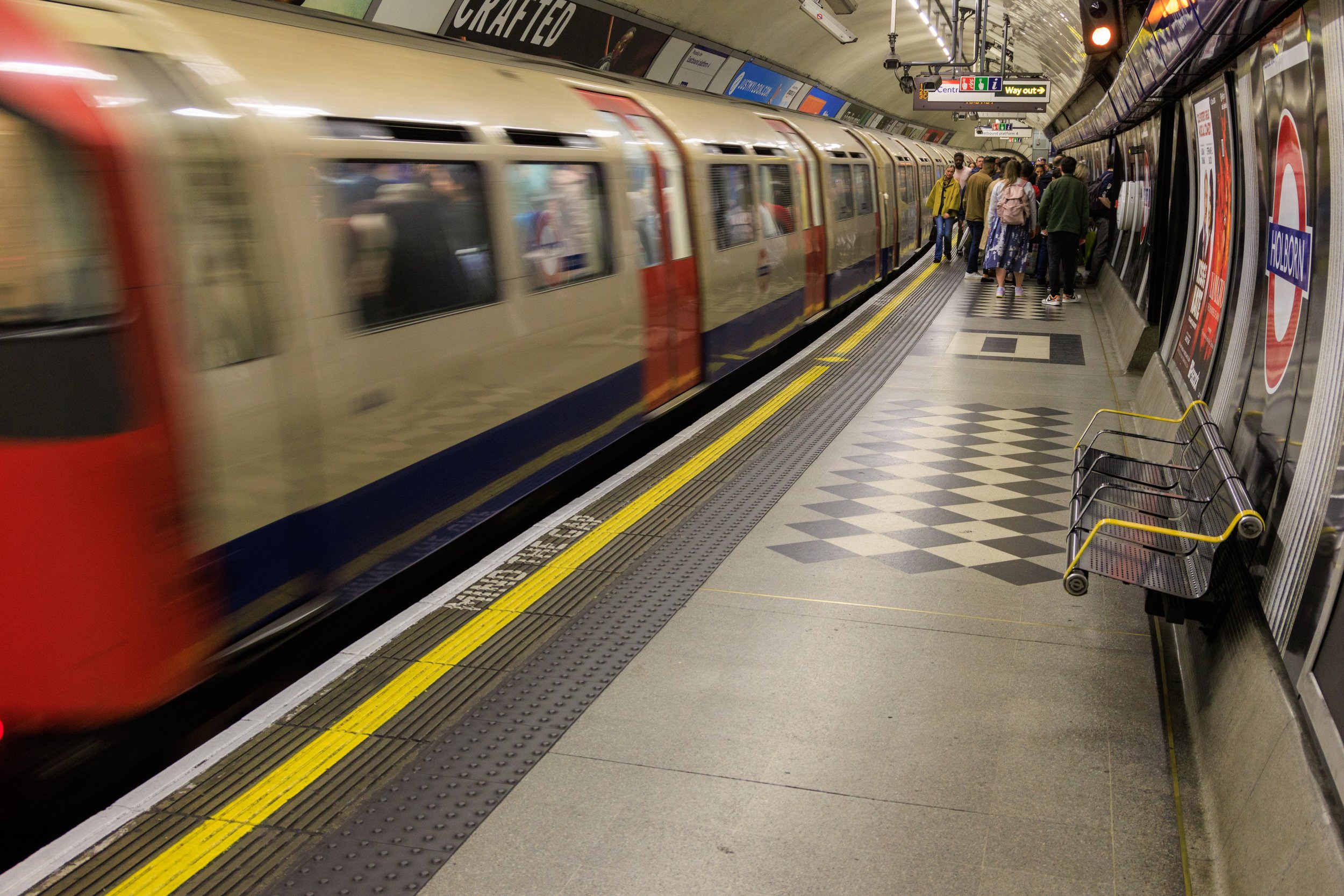 Tube Train Departing