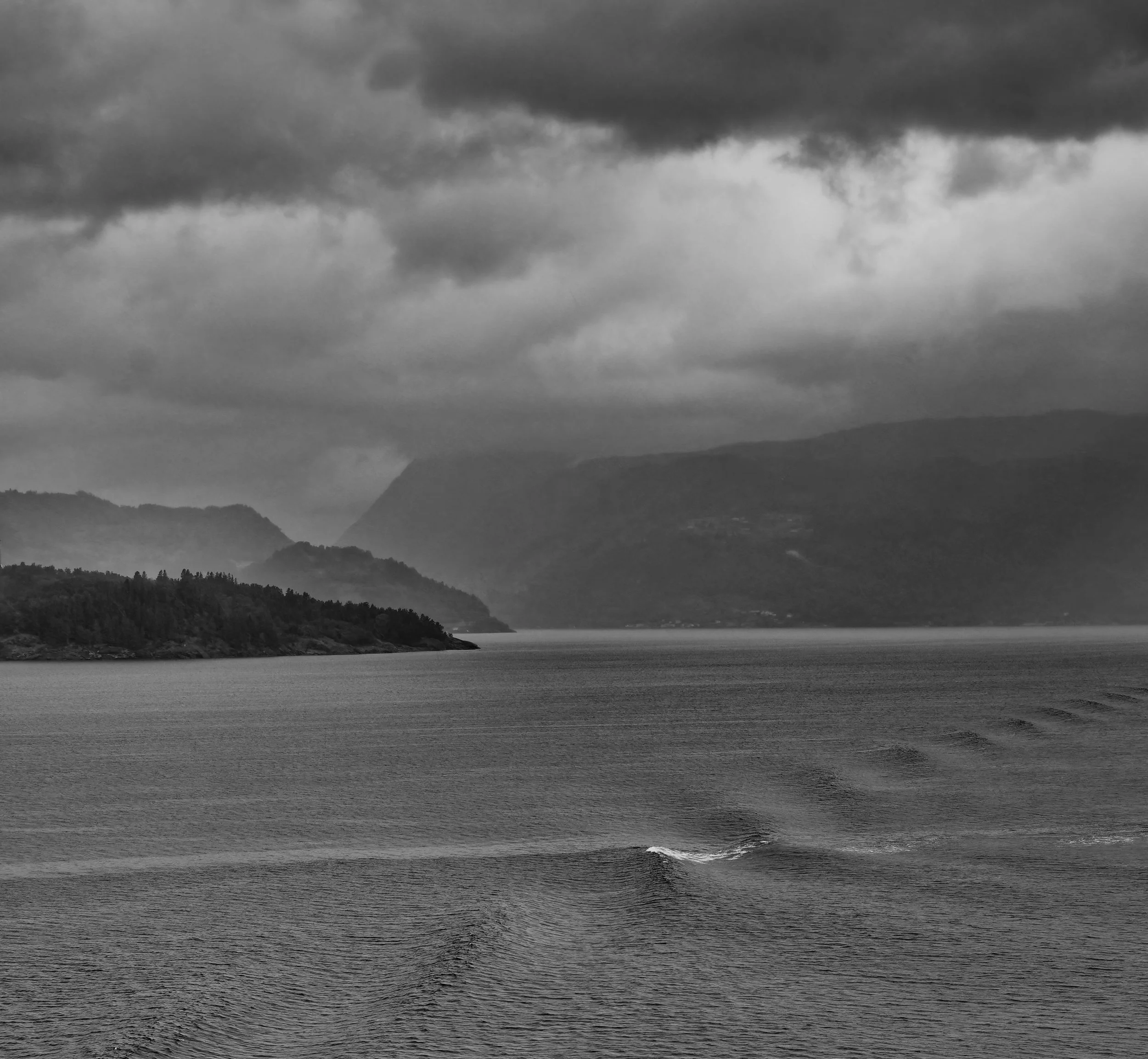 Black & White Fjord #3
