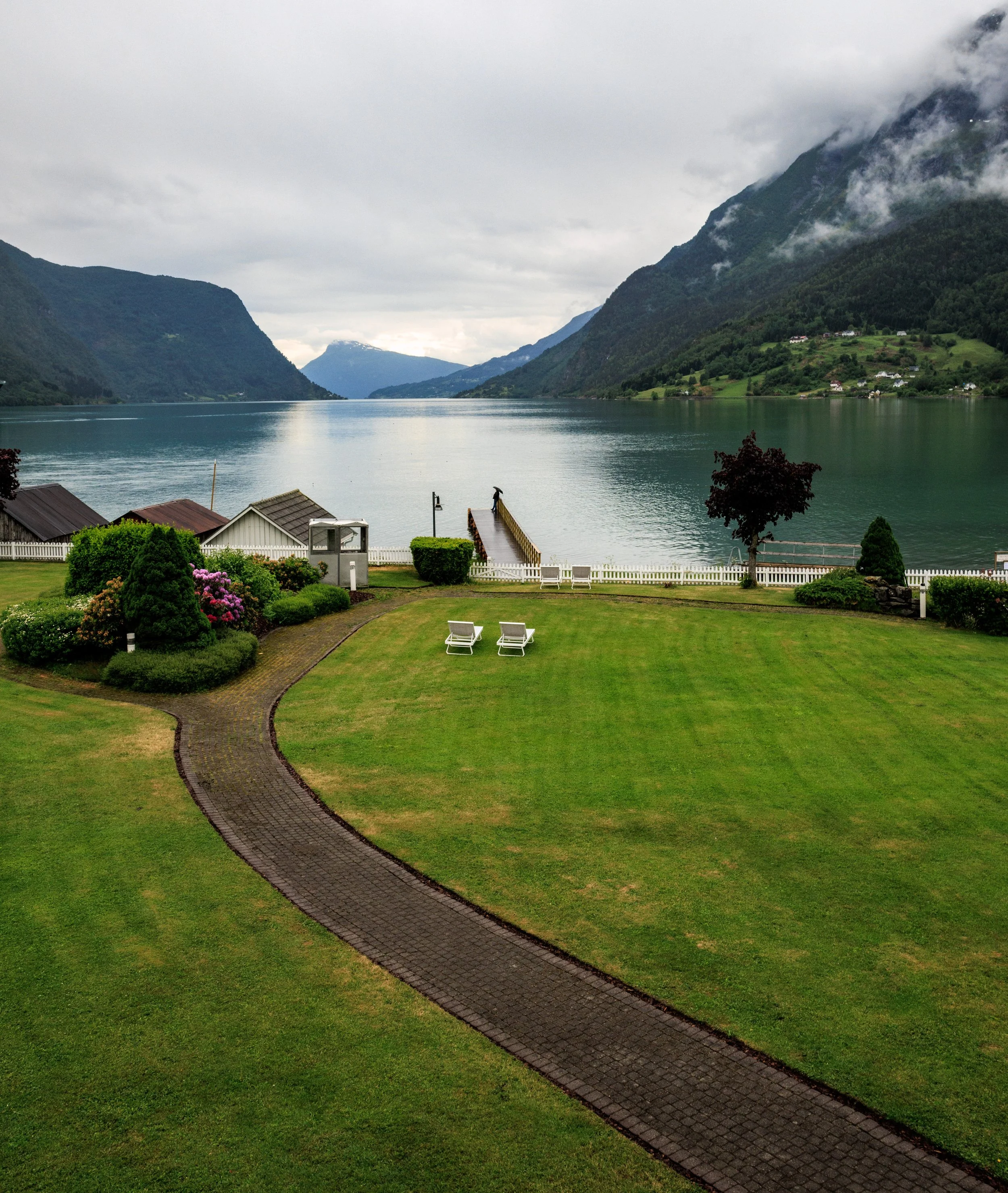 View from the Skjolden Hotel