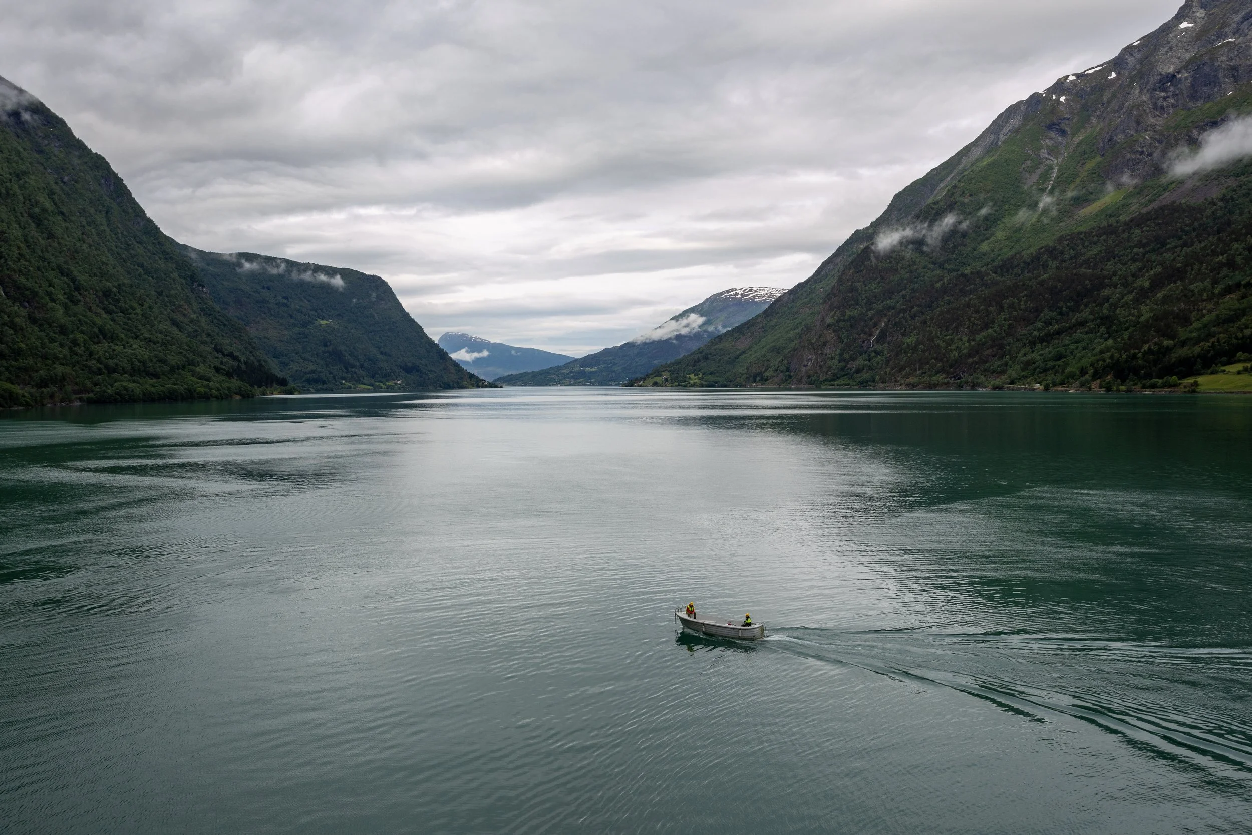 Fjord View with Boat