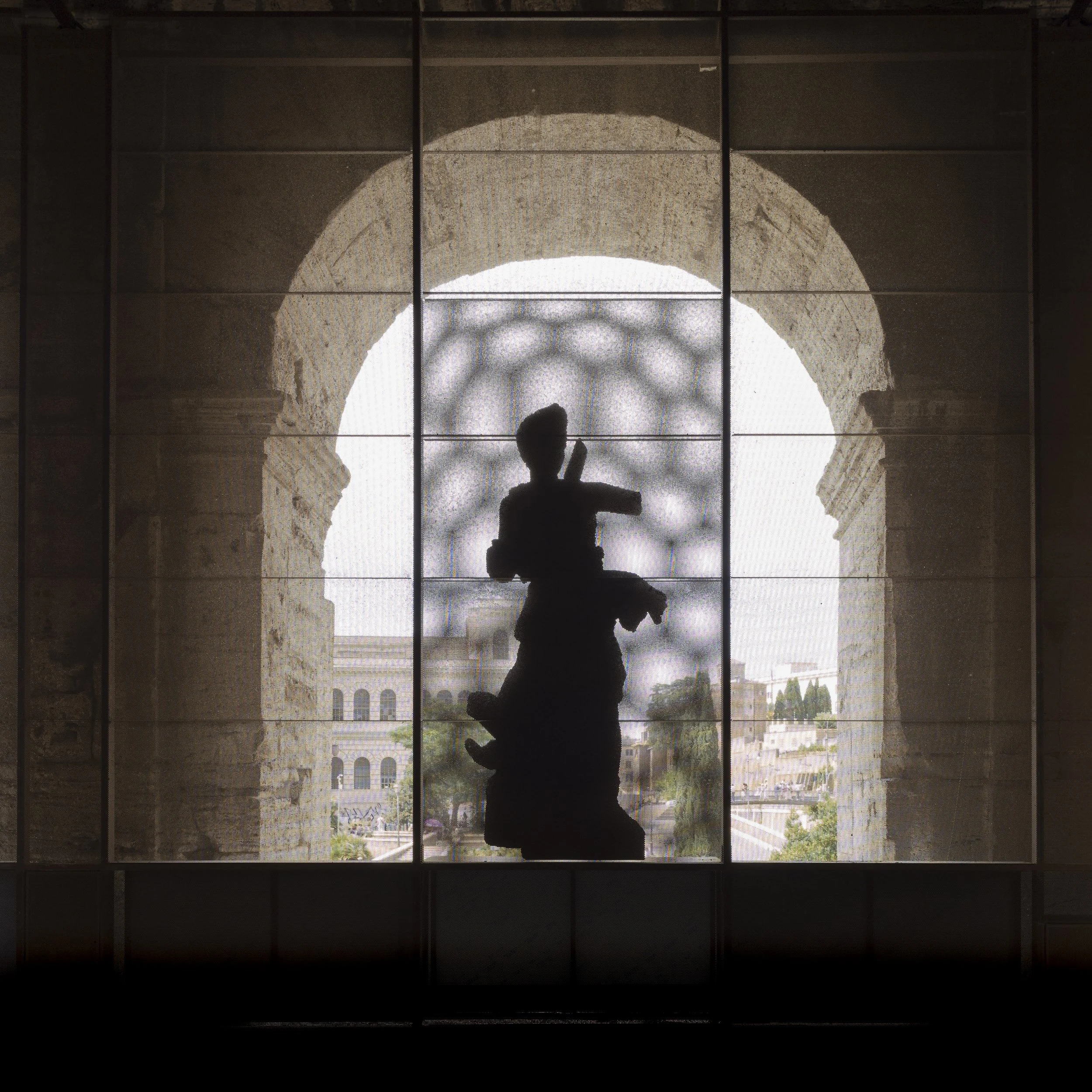 Figure in a Window of the Colosseum
