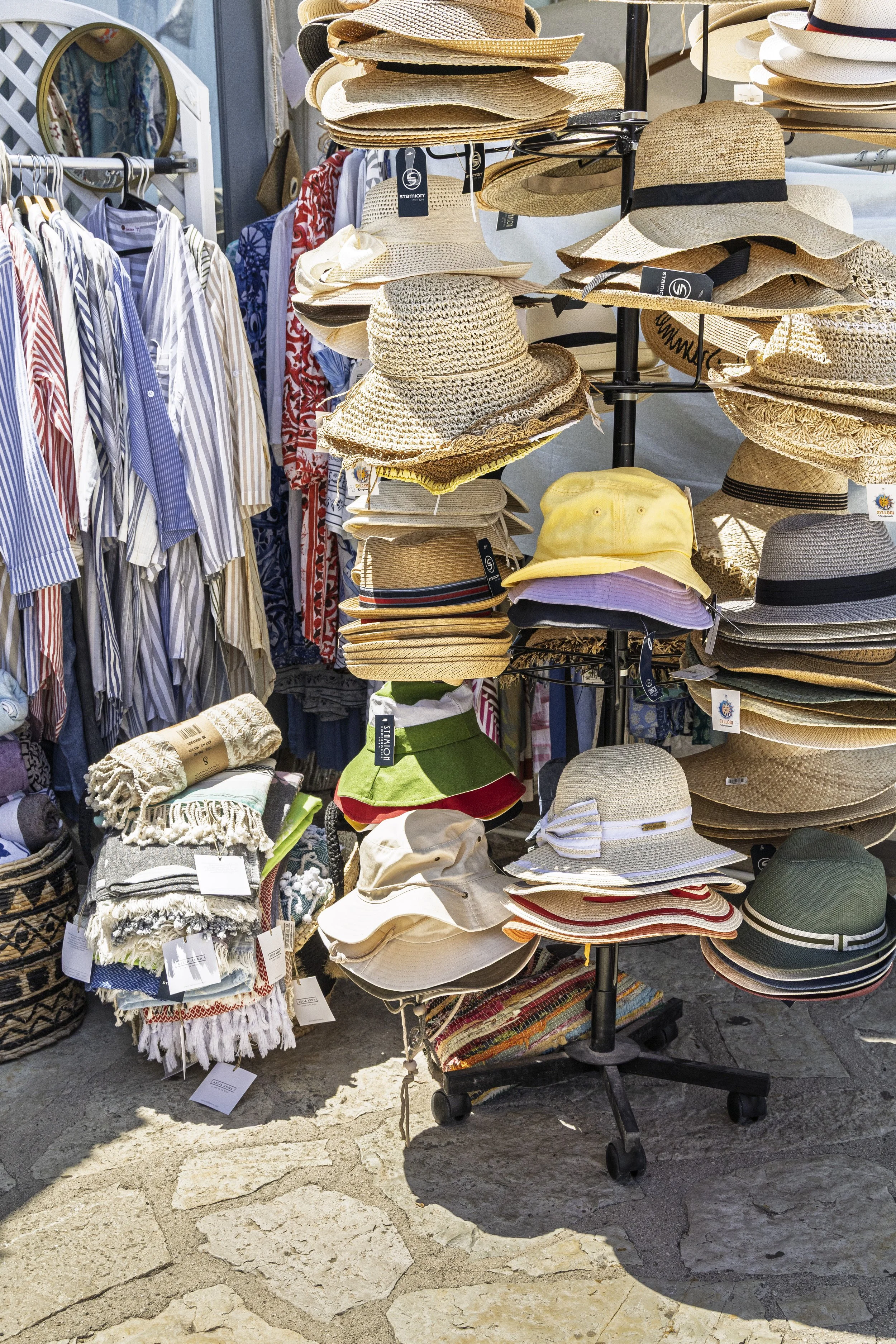 Hat Stall in Fiskardo