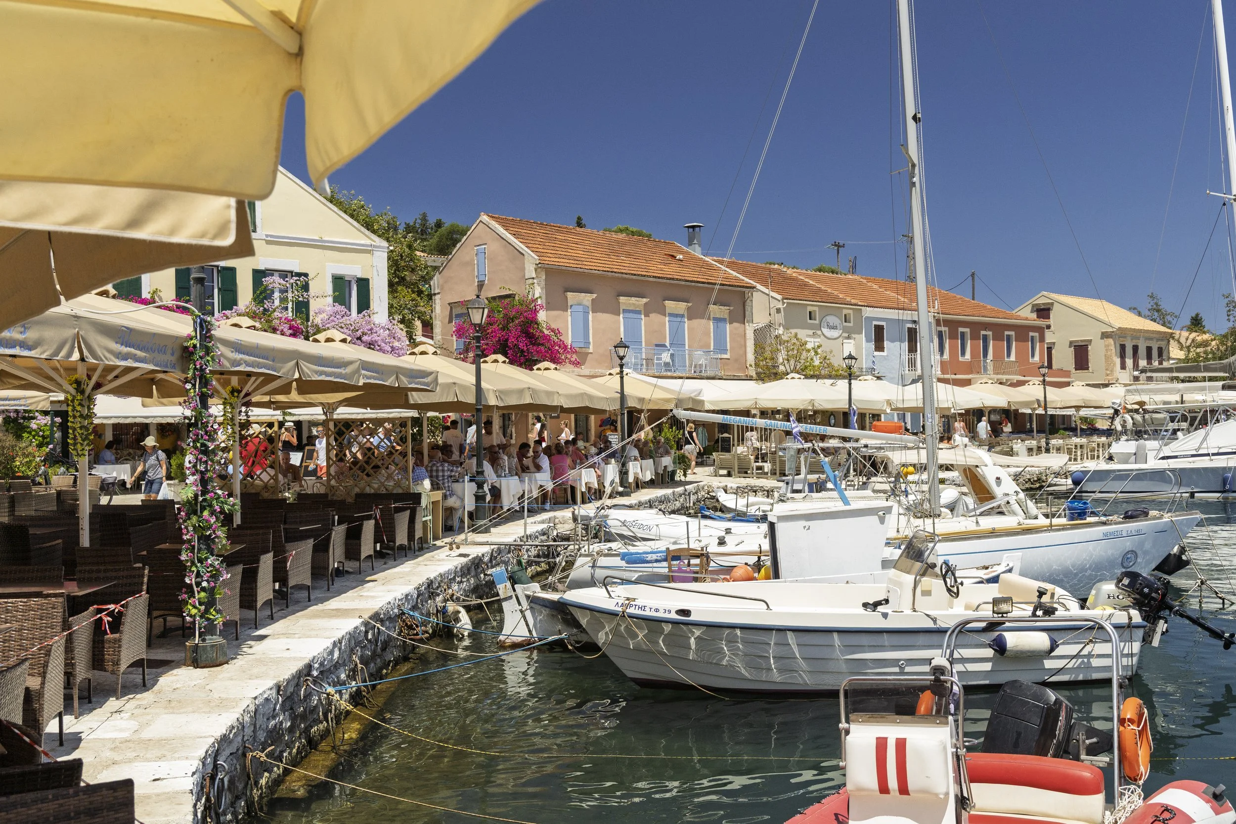 Harbour Restaurants in Fiskardo