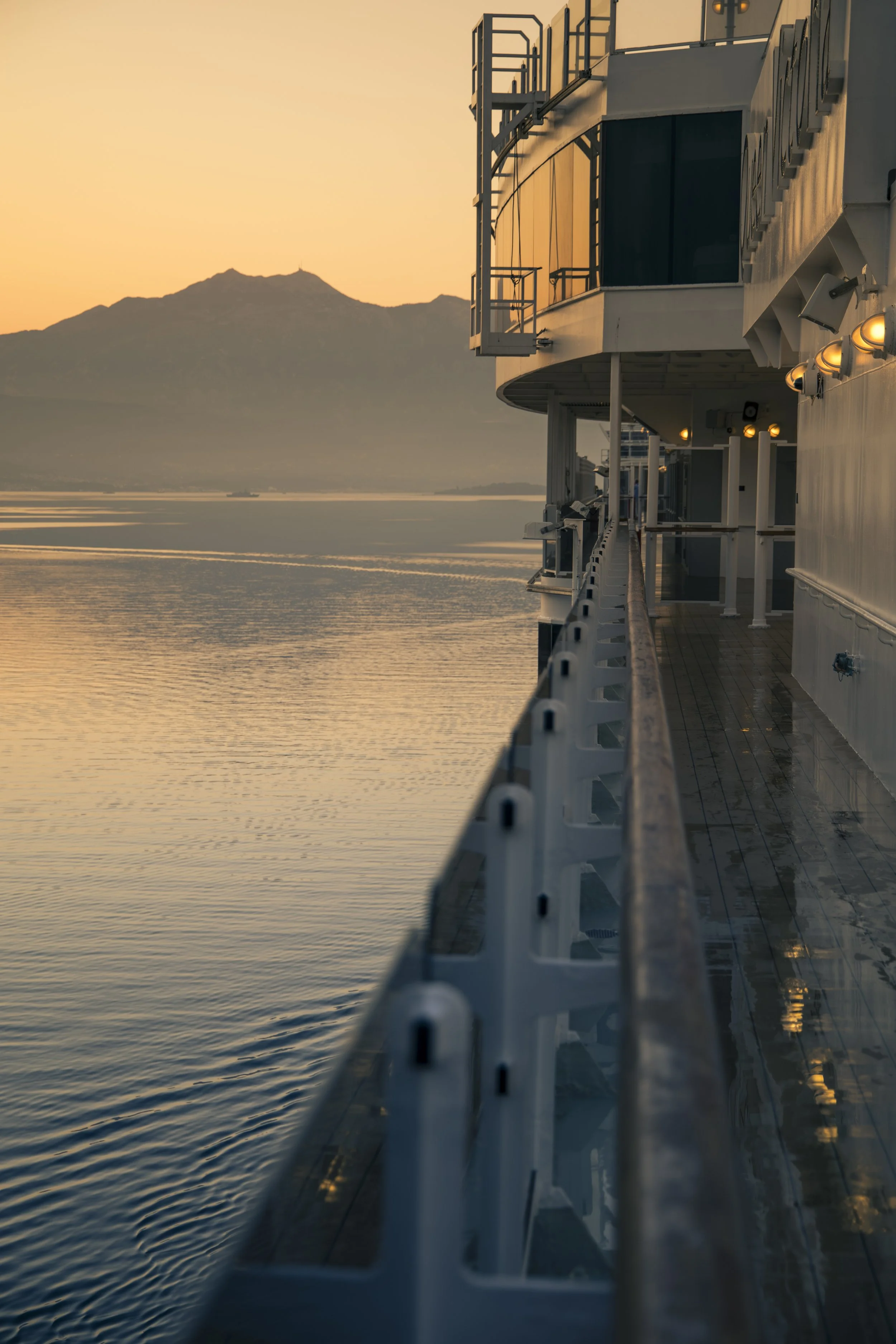 Moving through the bay