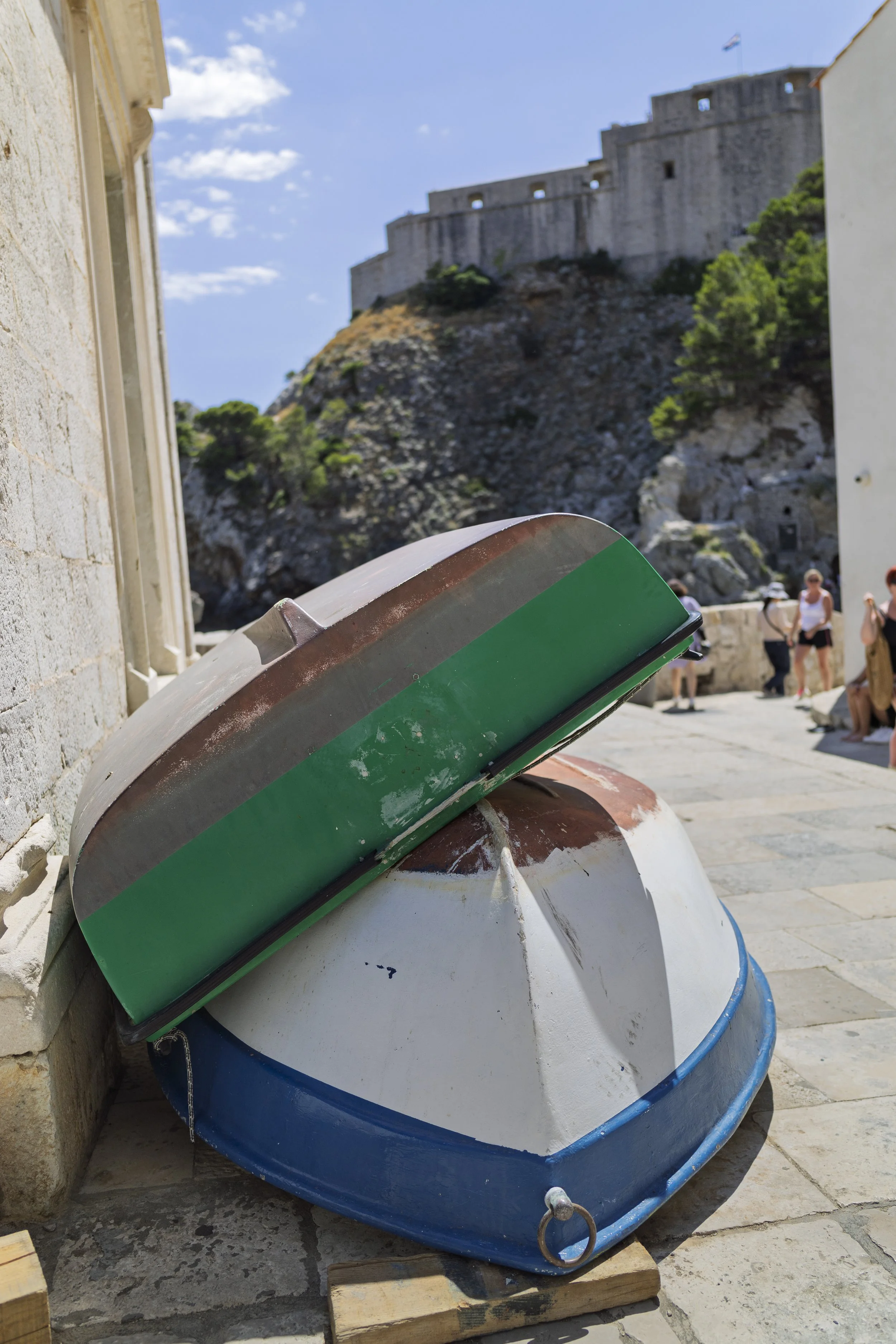Stacked Boats