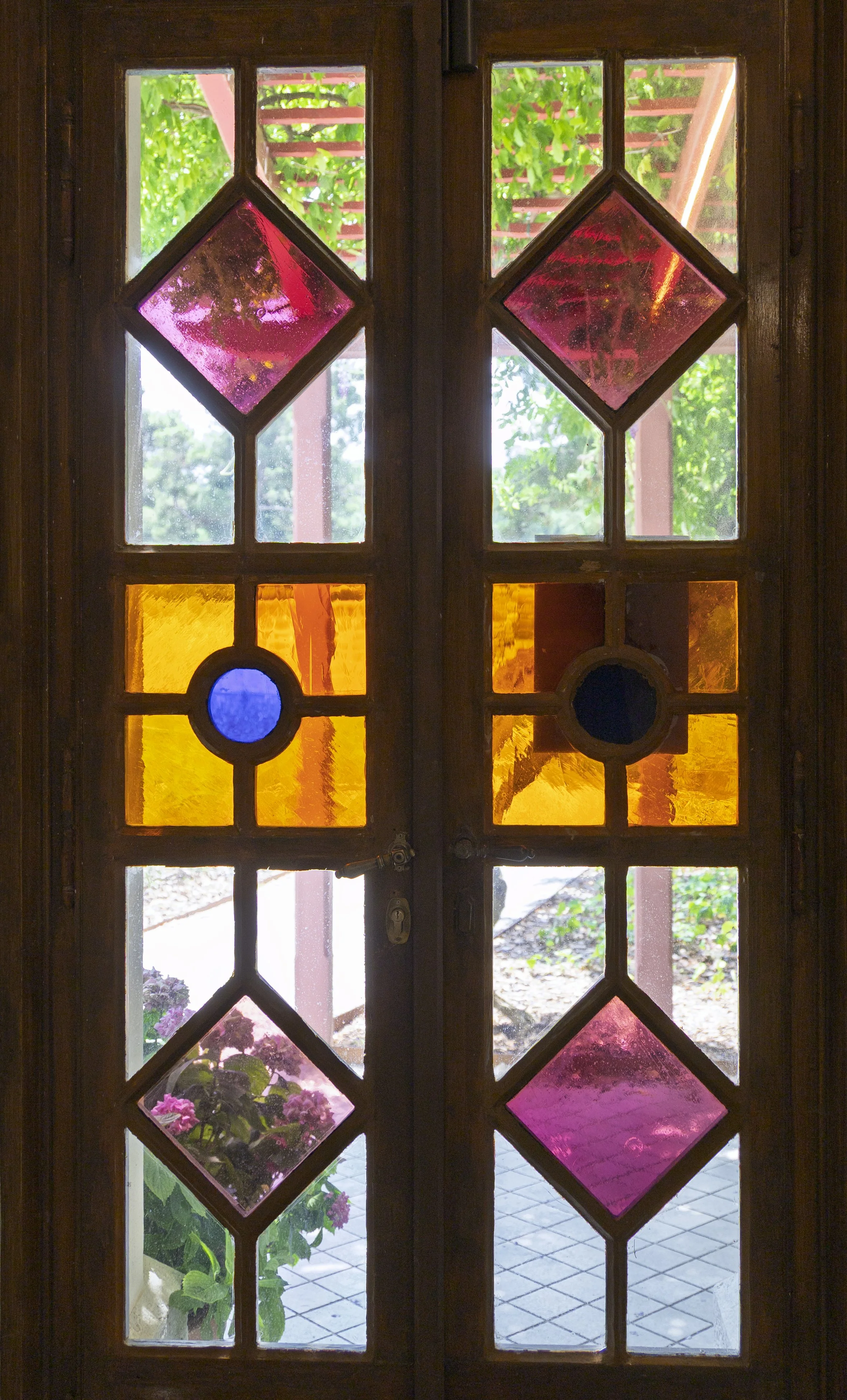 Stained Glass in the Casteletto