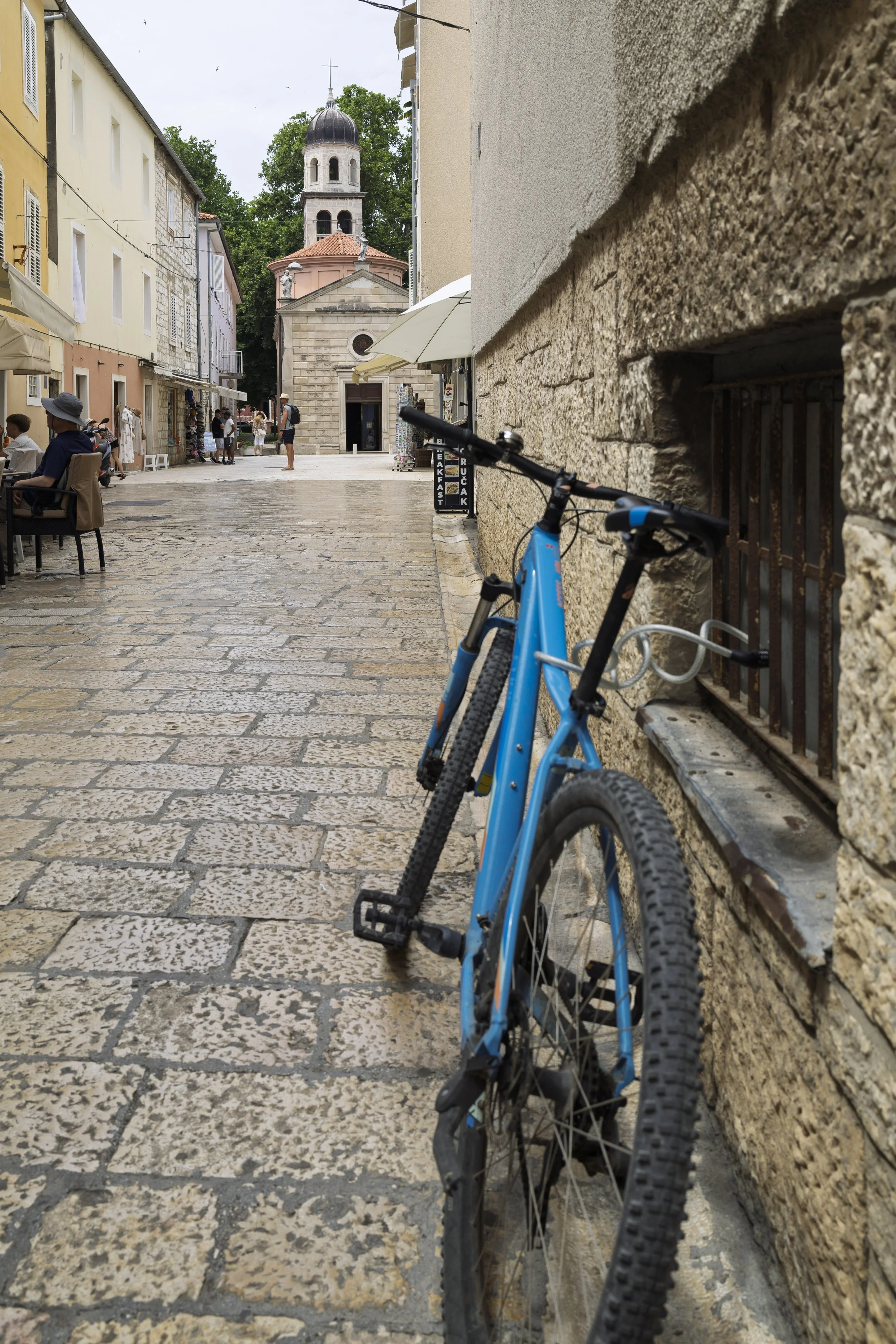 Blue Bike in Zadar