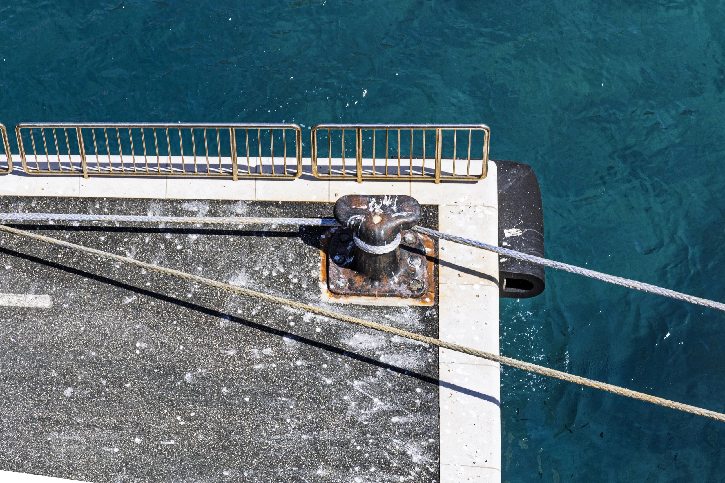 Looking Down at Dock