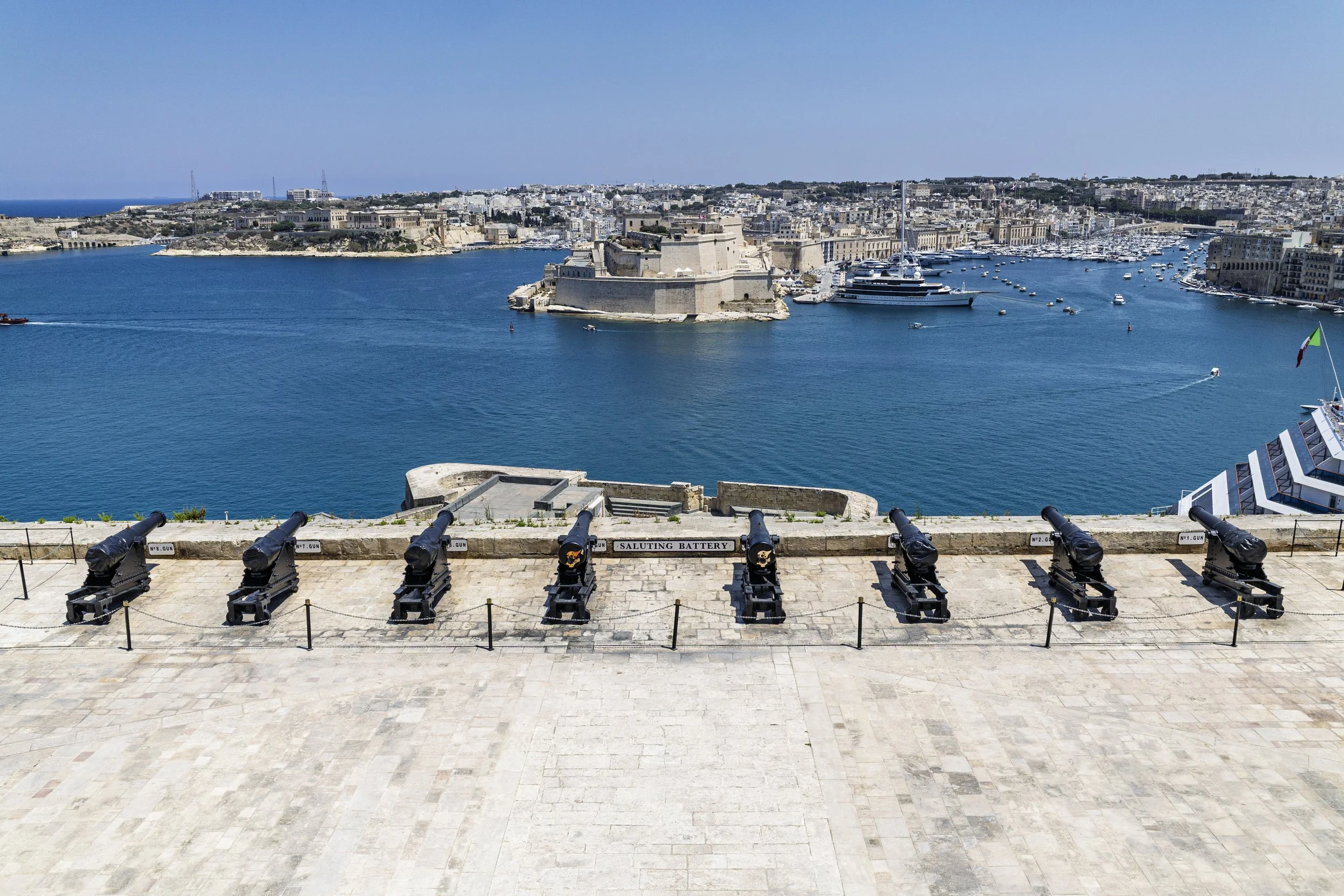 The 12 O'Clock Guns at Valletta