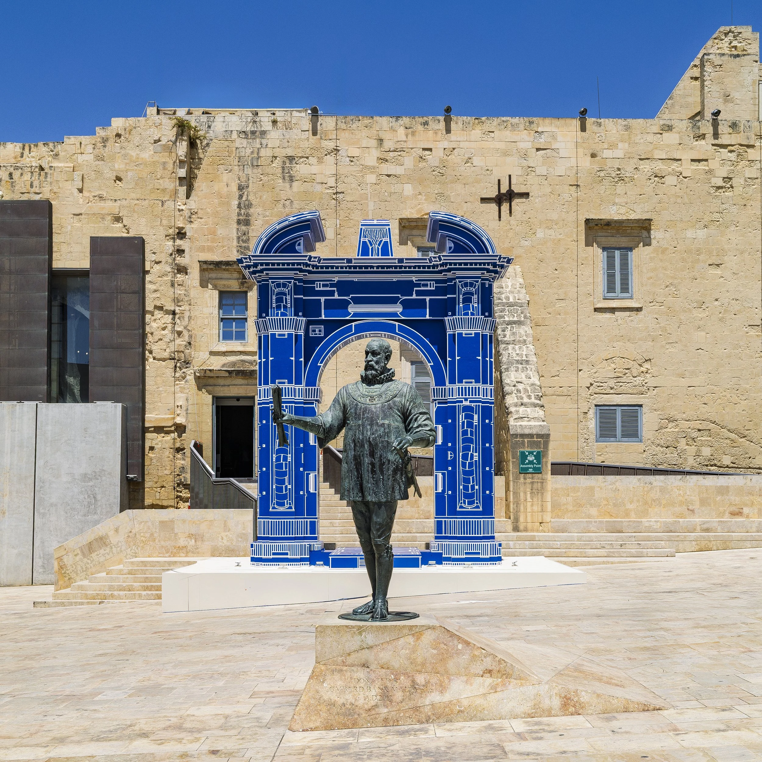 Statue and Archway