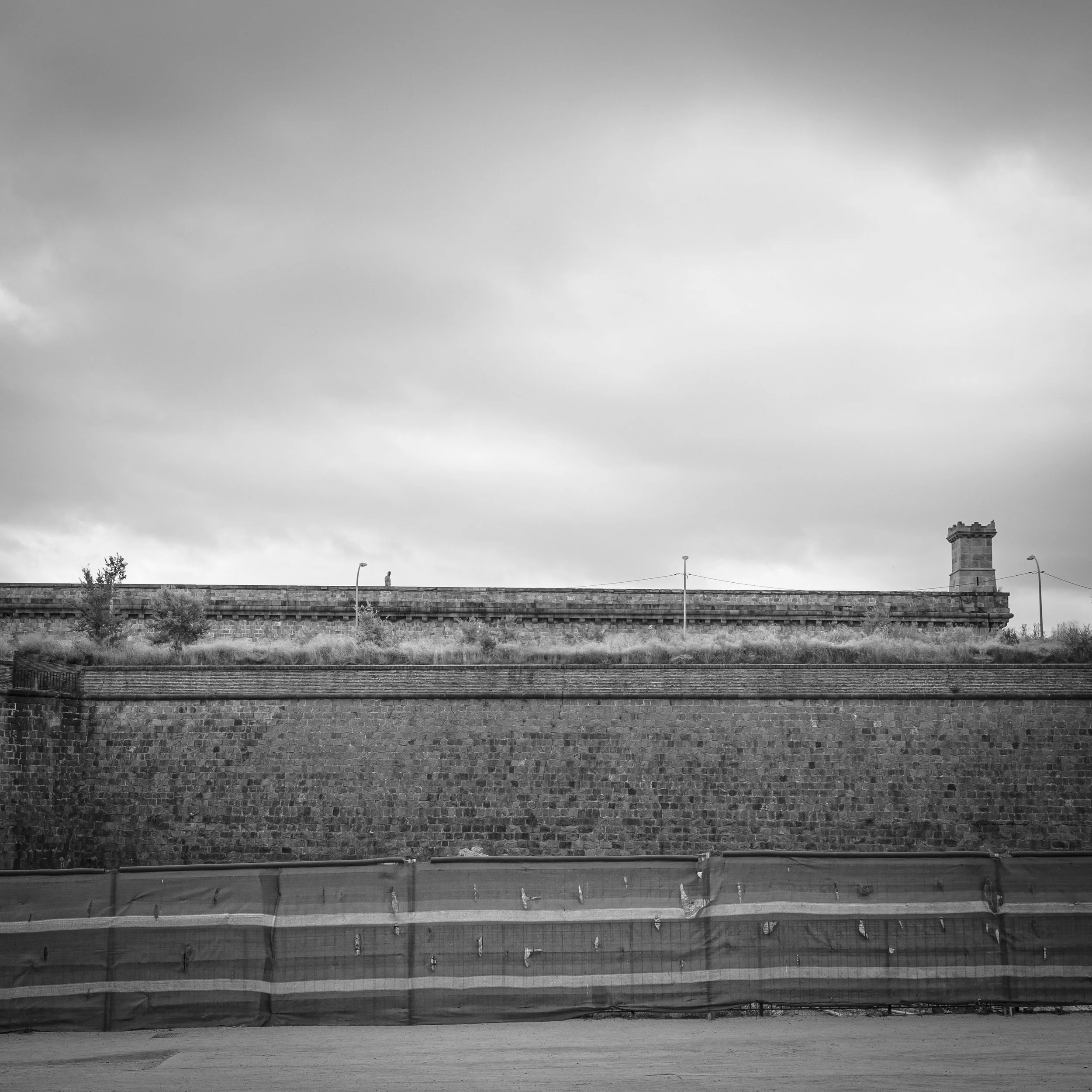 Montjuic Castle Wall