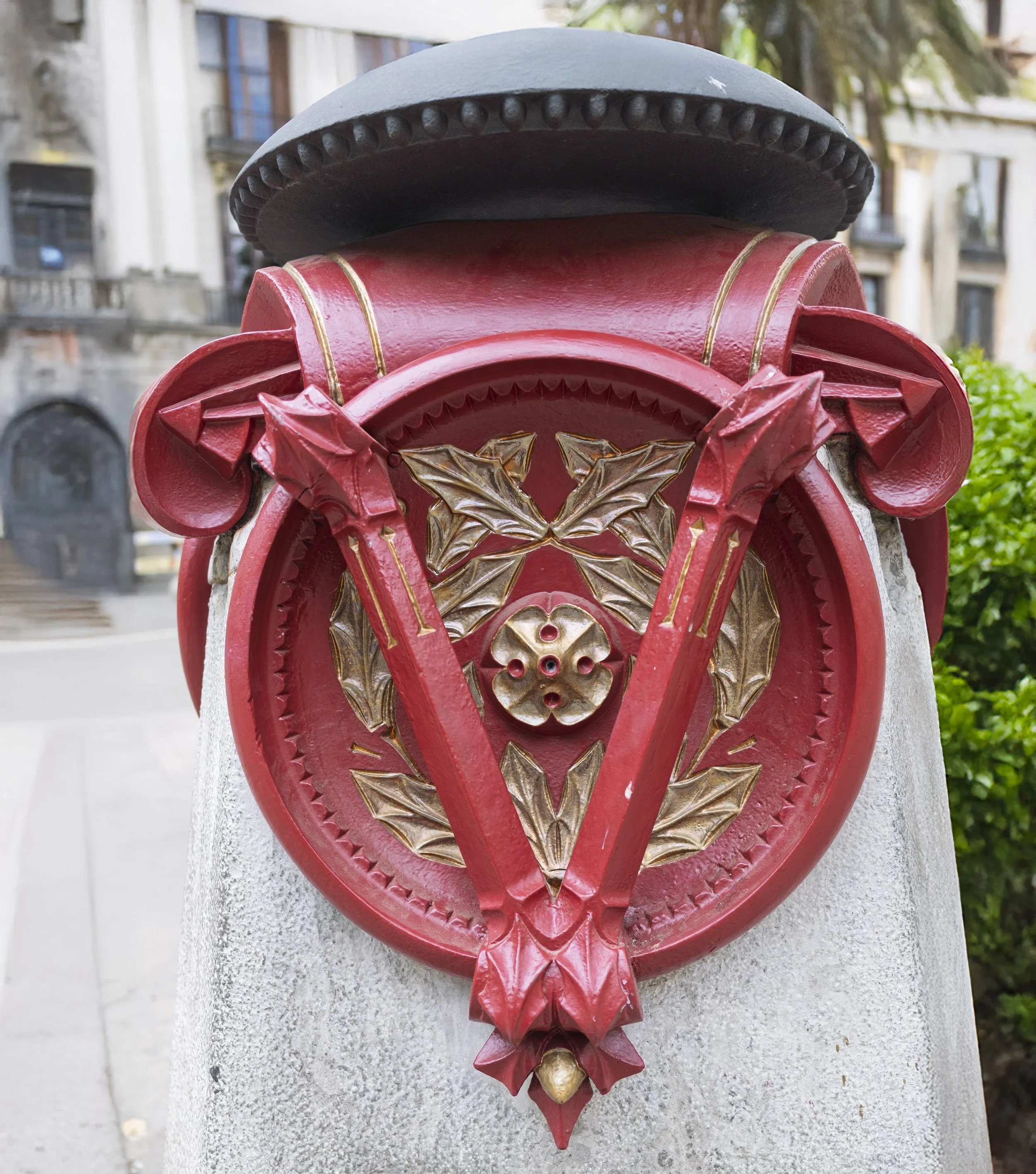 Lamp Post Base Detail