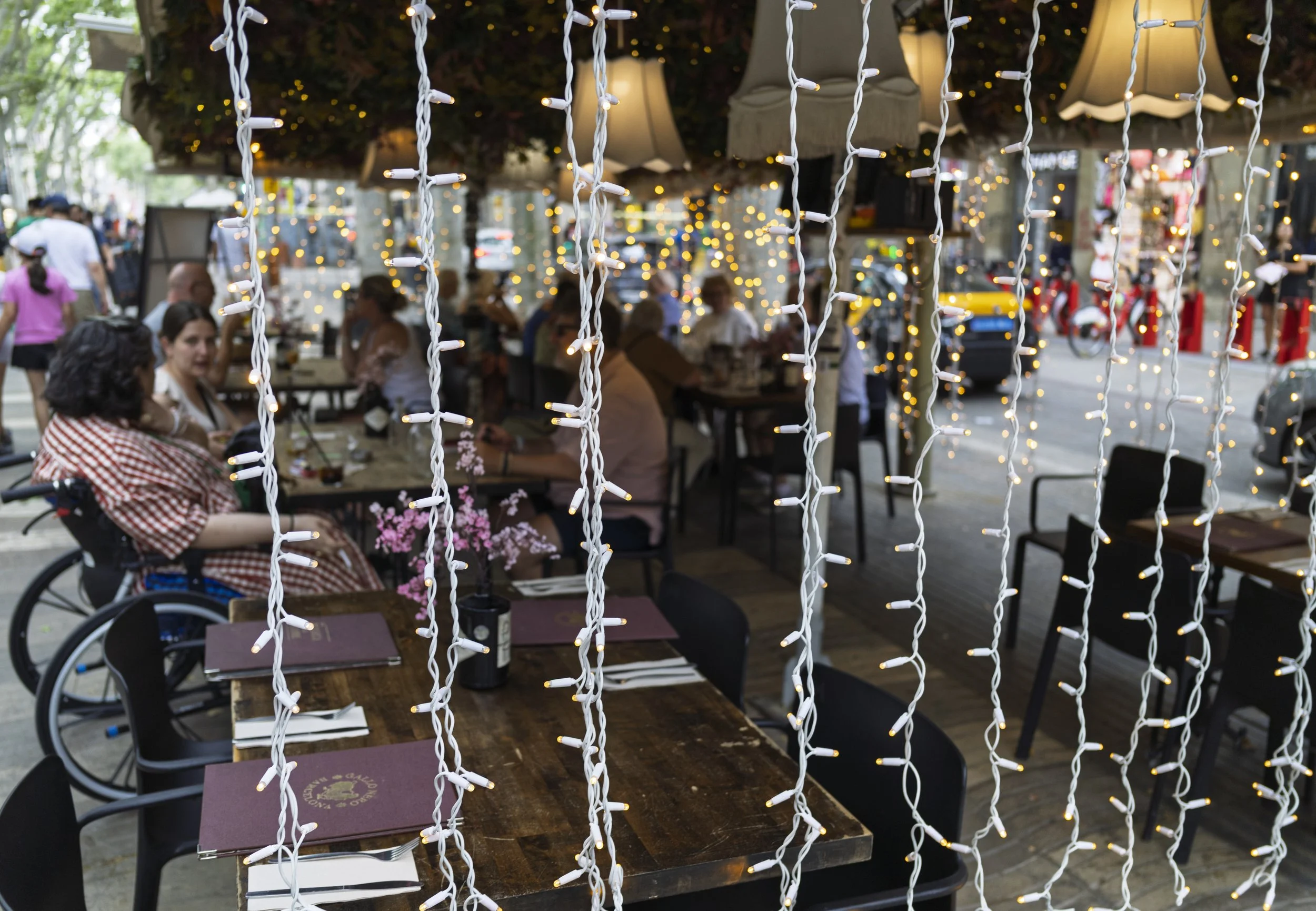 Cafe on the Ramblas