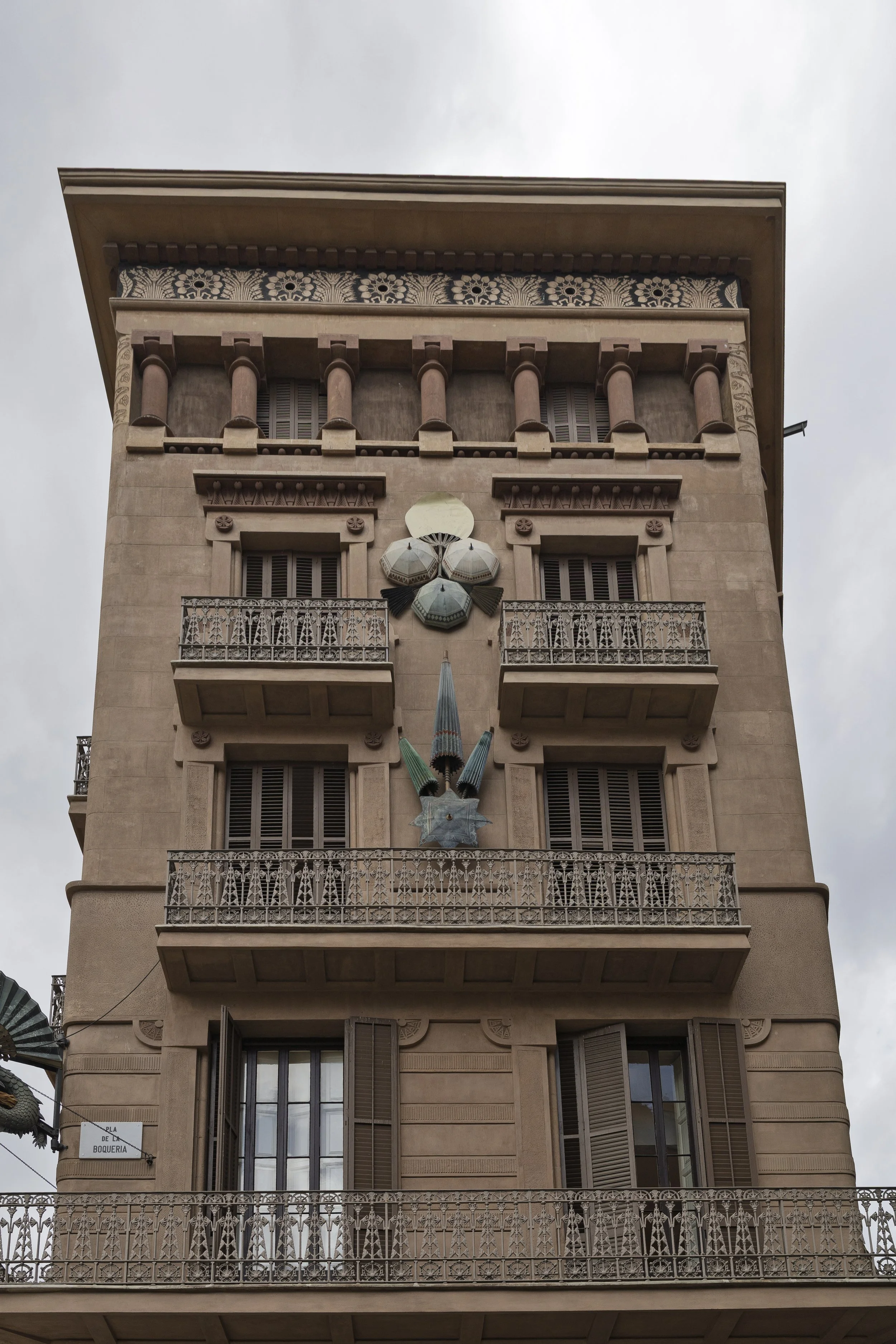Umbrella House on the Ramblas