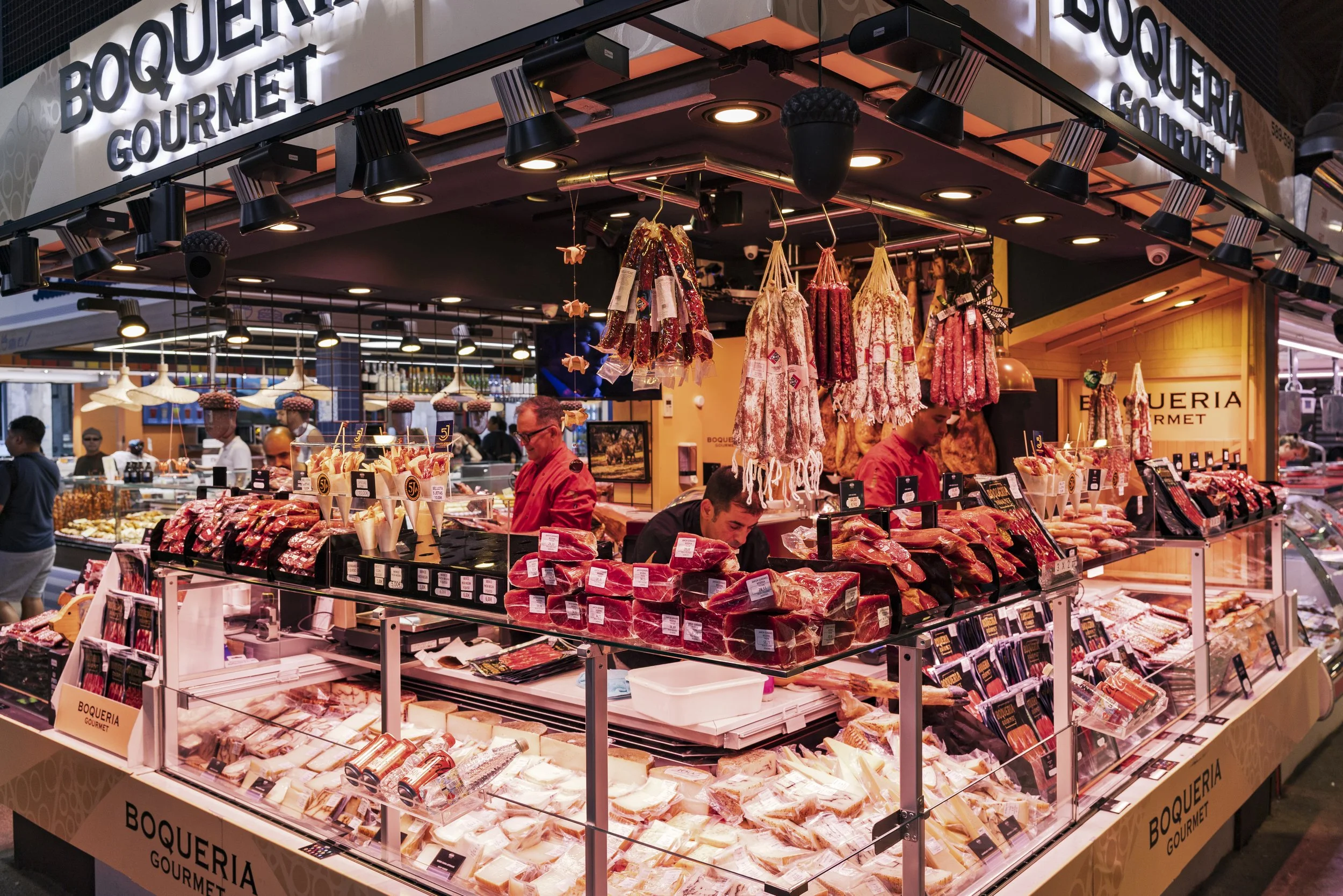 Meat Store in La Boqueria