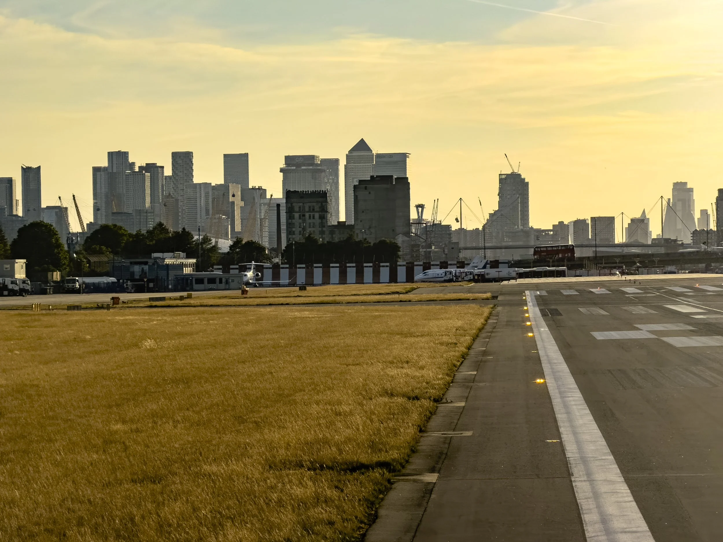 On the ground at London City Airport