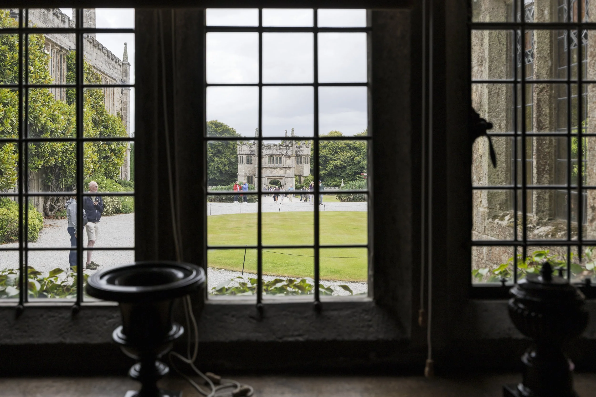Looking out at Lanhydrock