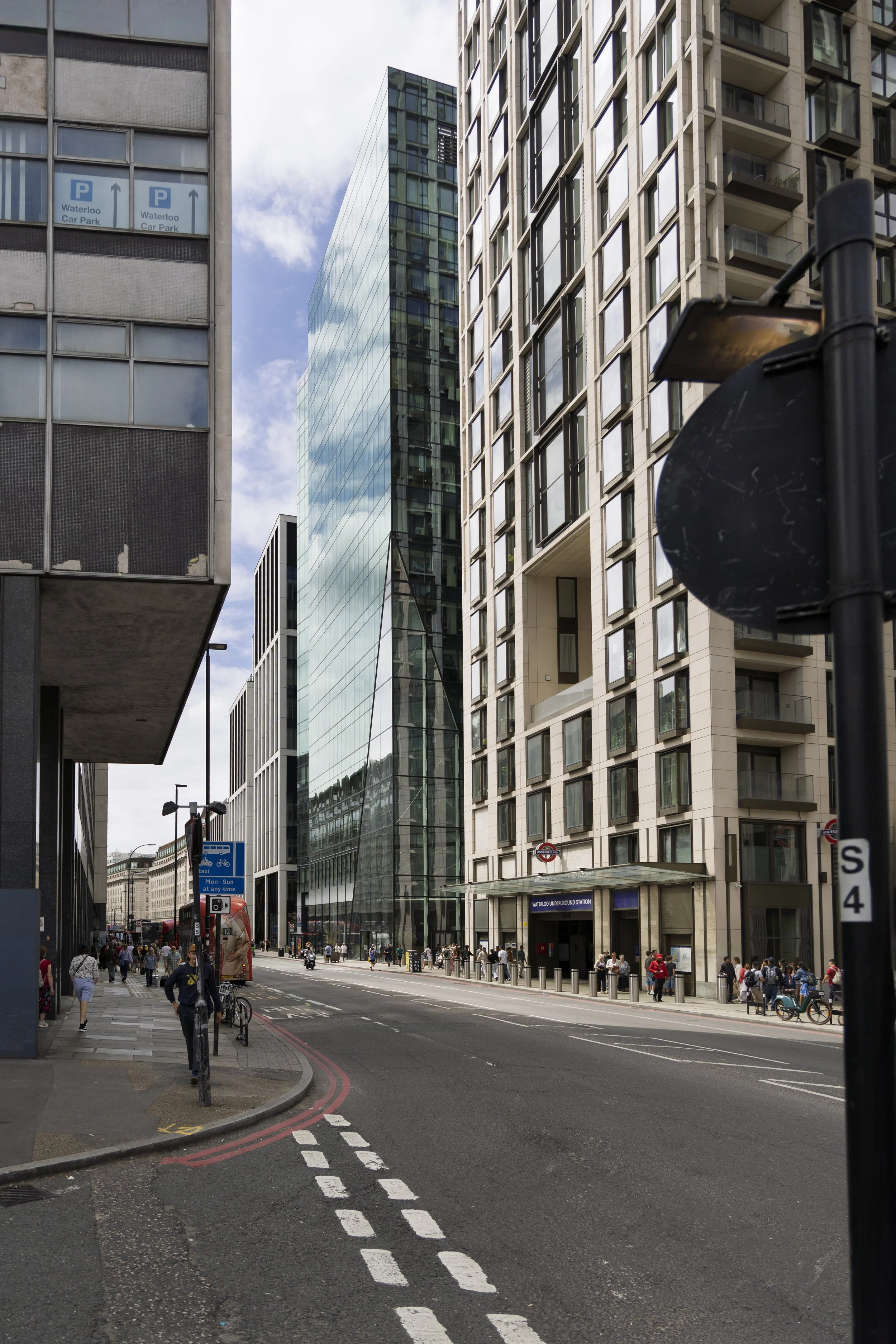 Outside Waterloo Station