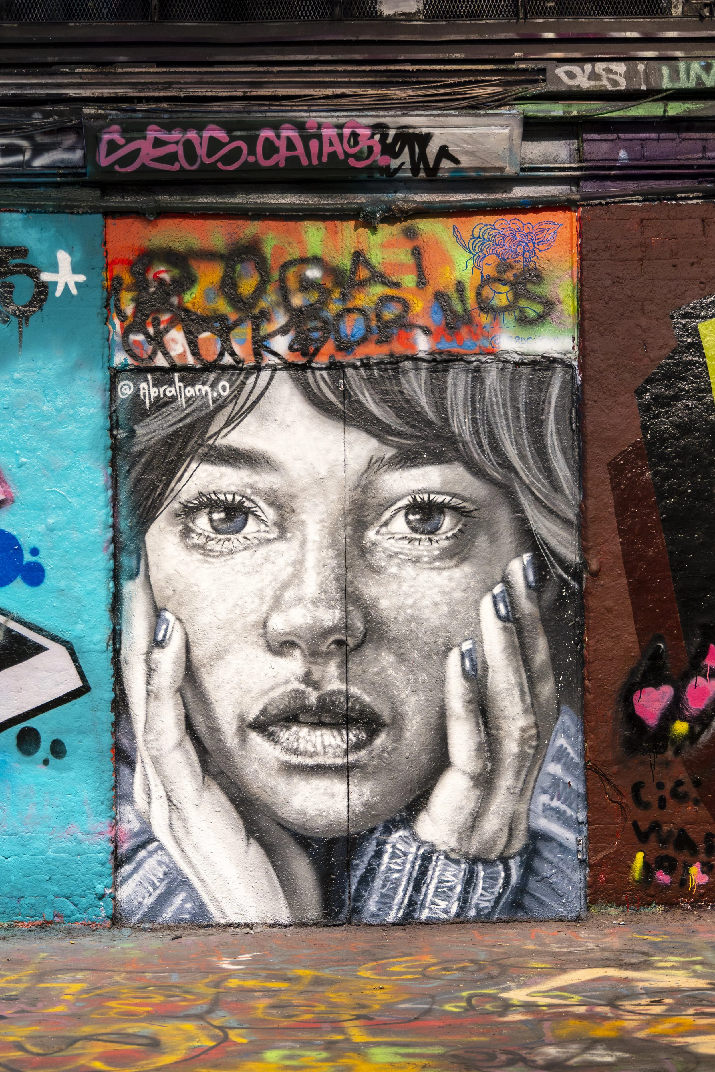 Leake Street Tunnel Face