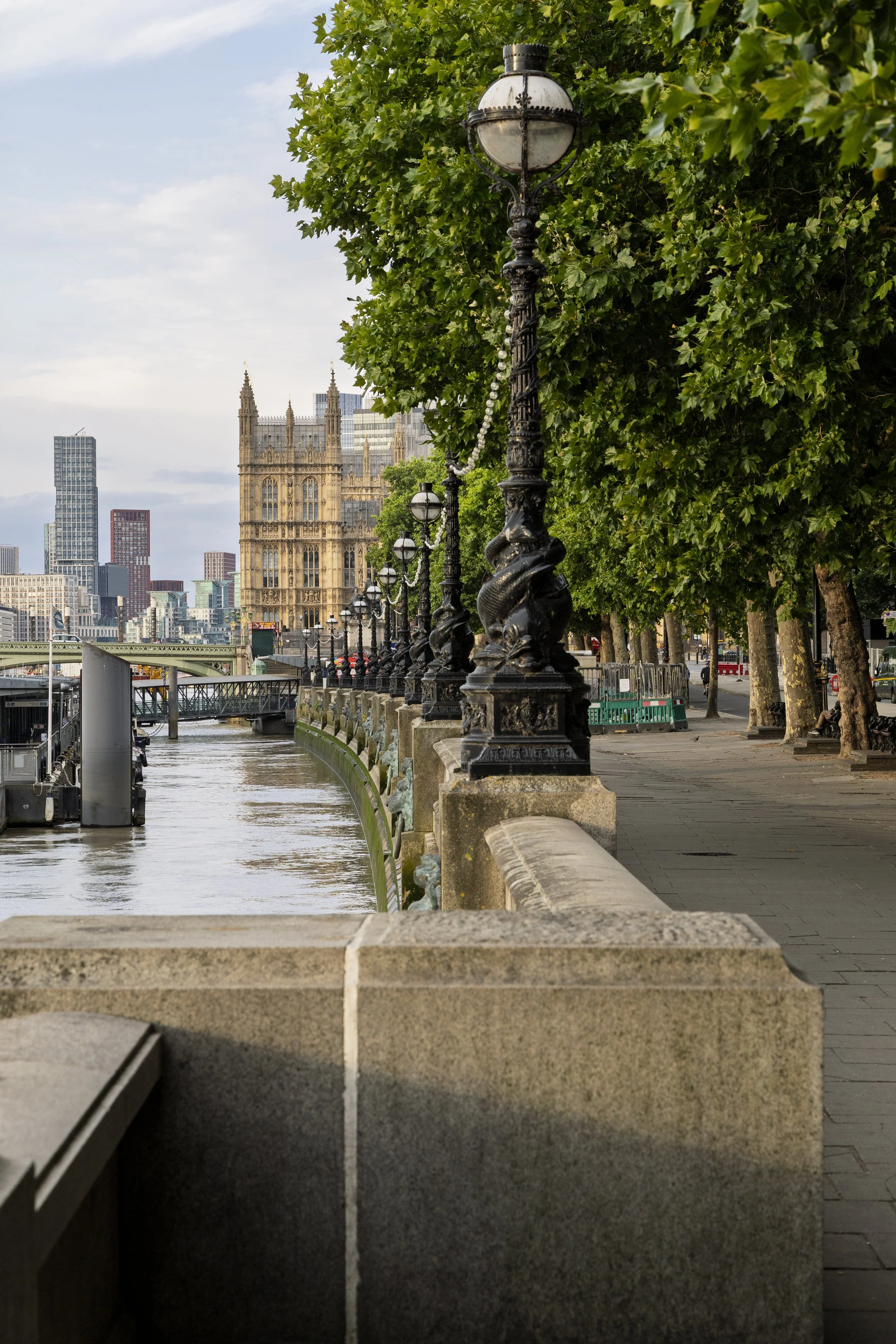 Houses of Parliament from the Embankment