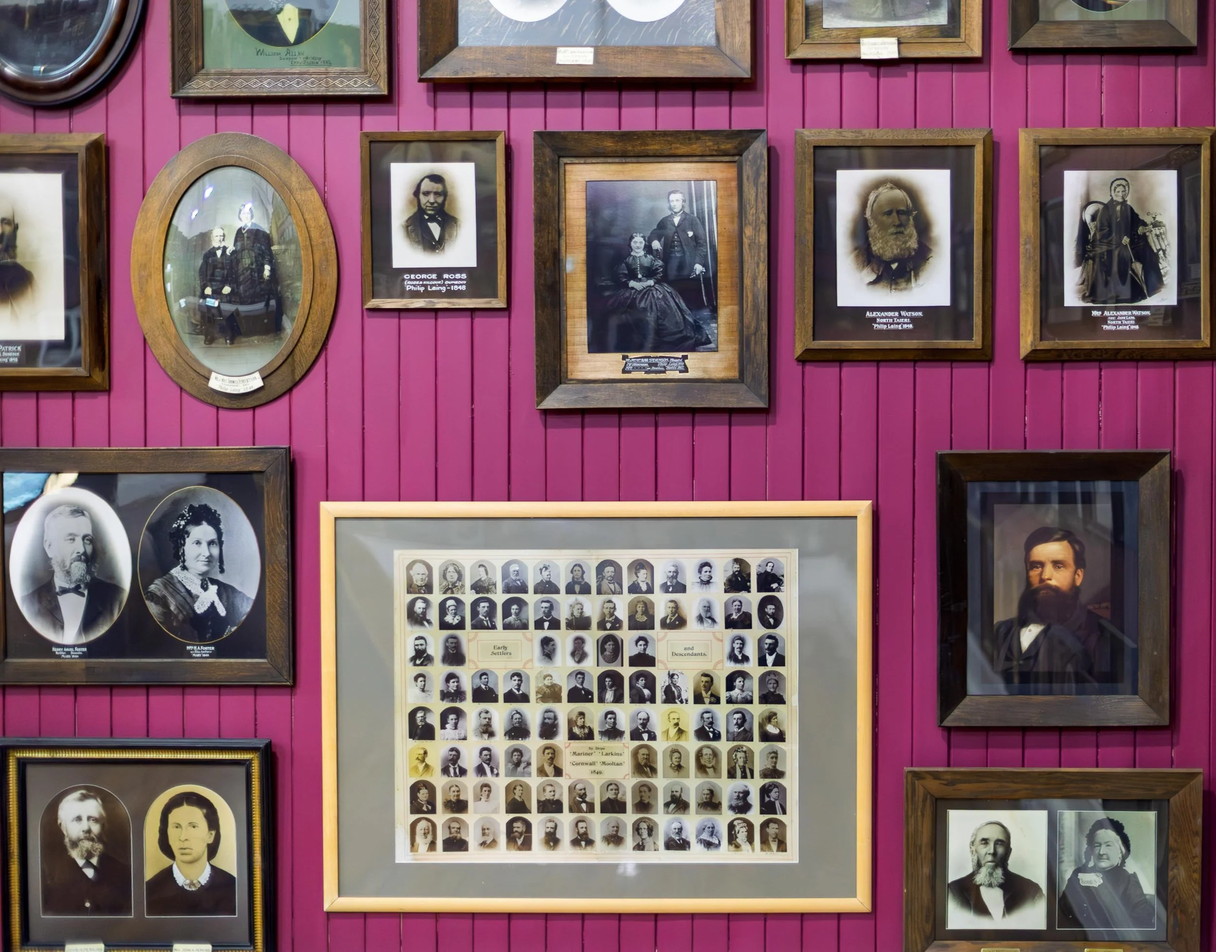 Family History Board in Toitu Otago Museum