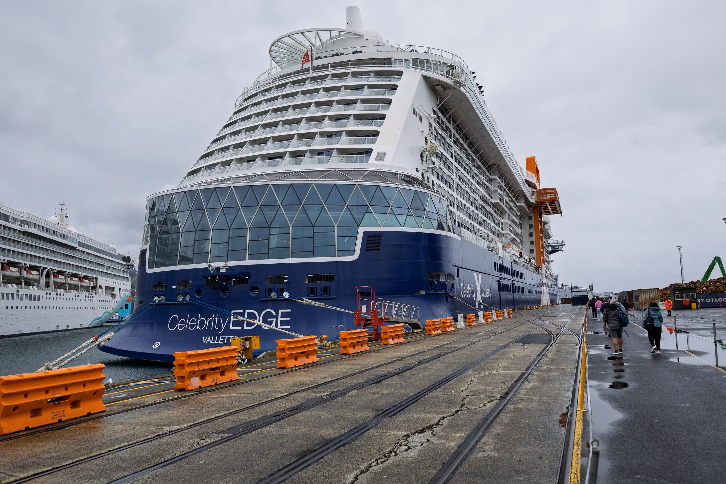 The Ship Docked in Dunedin