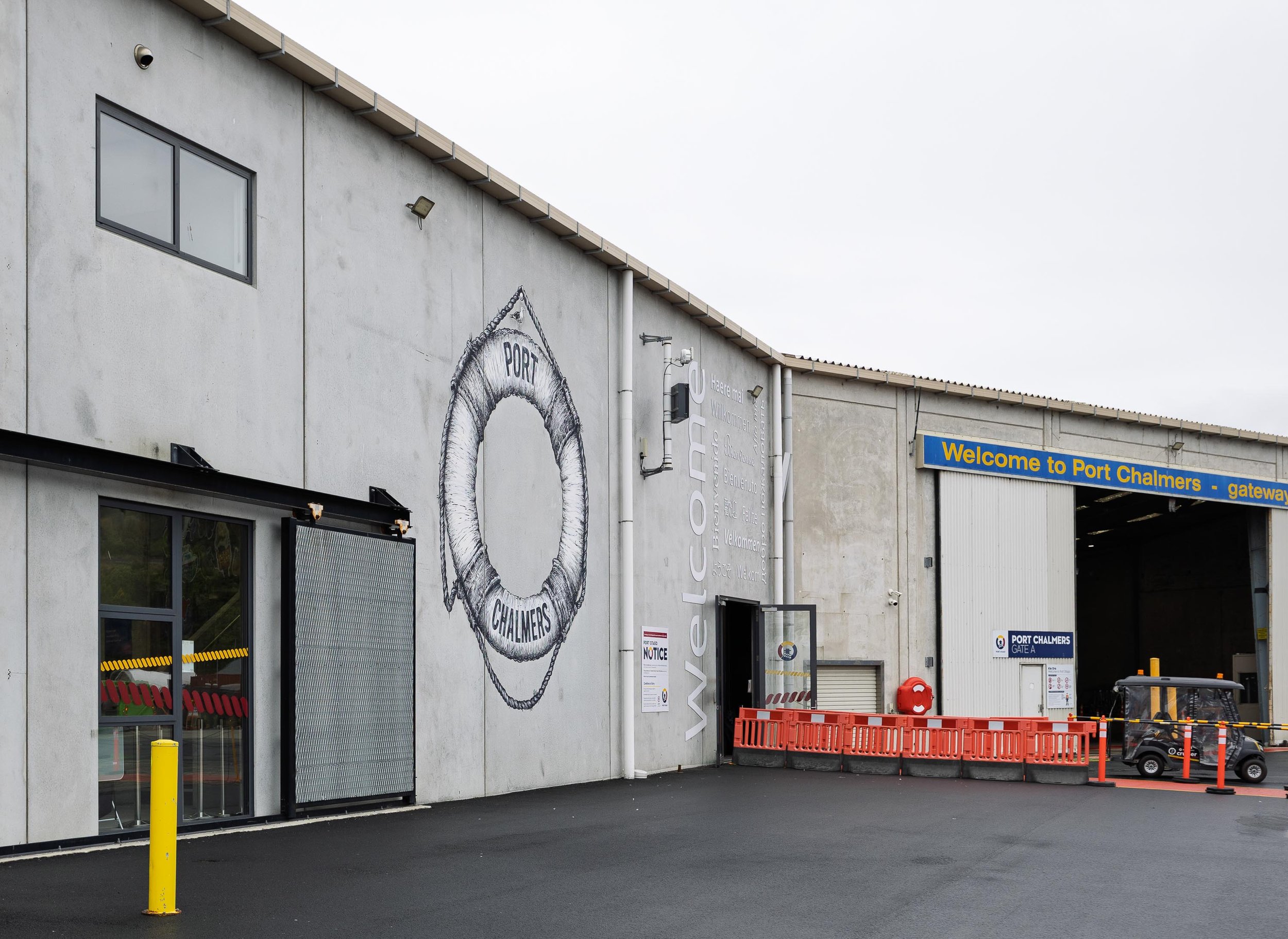 Small Phlegm Artwork at the Port
