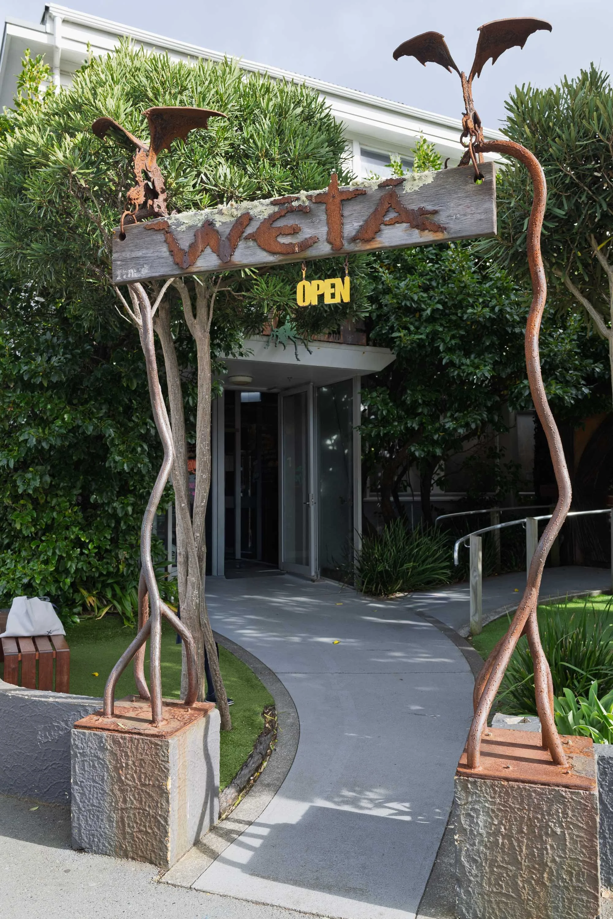 Entrance to Weta 🕸️