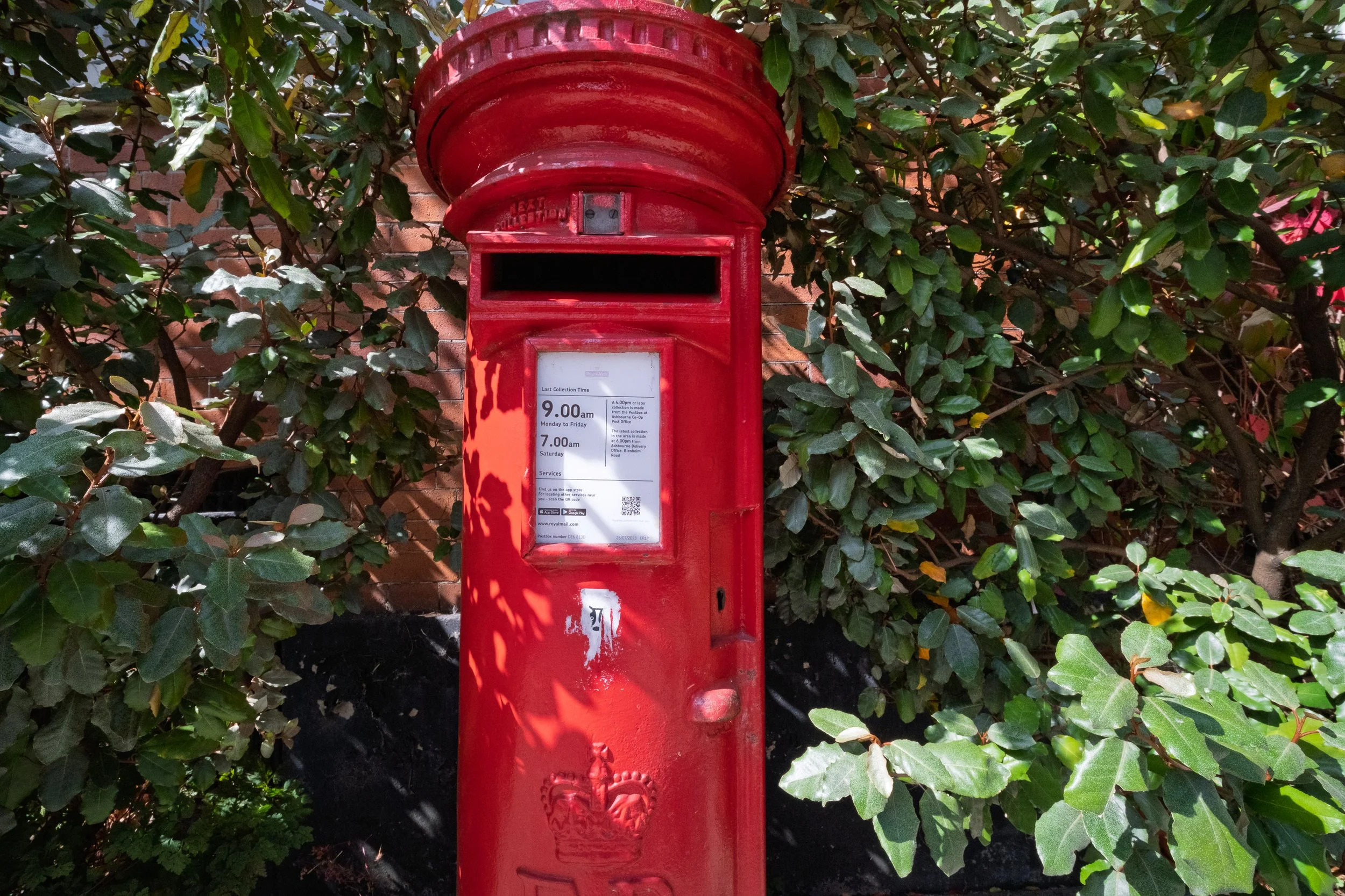 Post Box in Ashbourne
