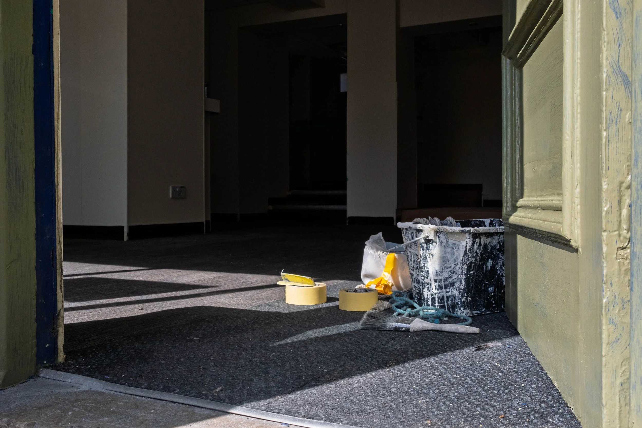 Still Life with Paint Buckets