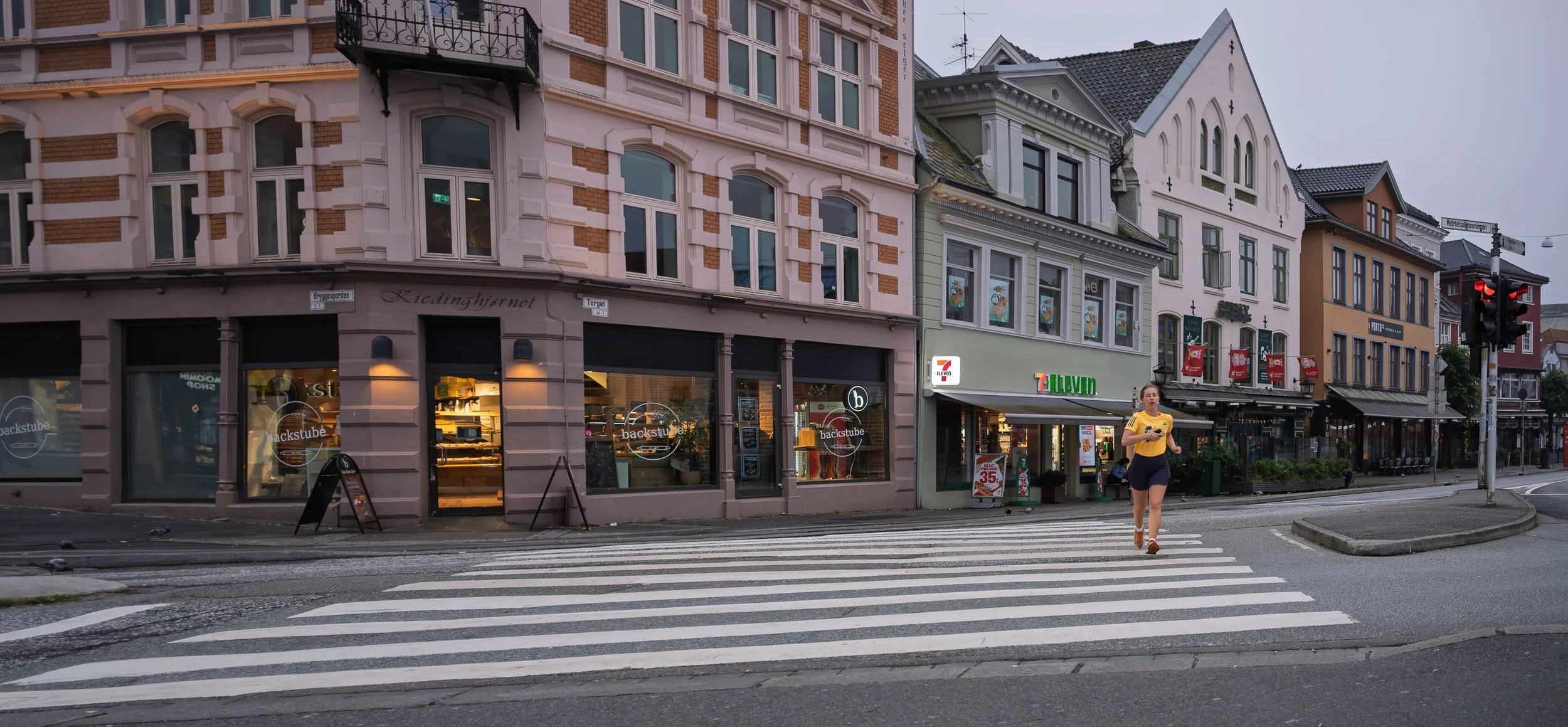 Early Morning Runner in Bergen