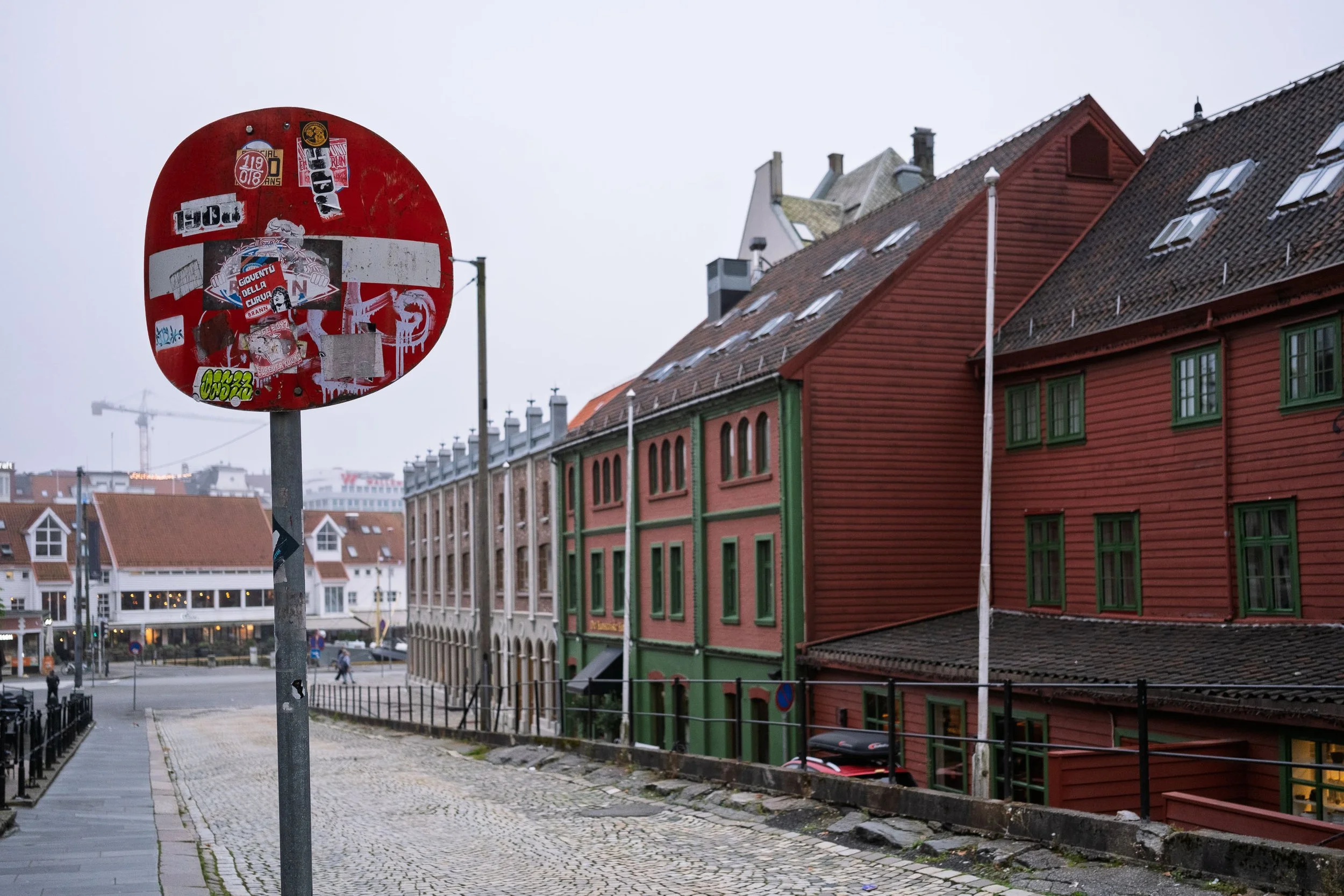 Stop Sign in Bryggen