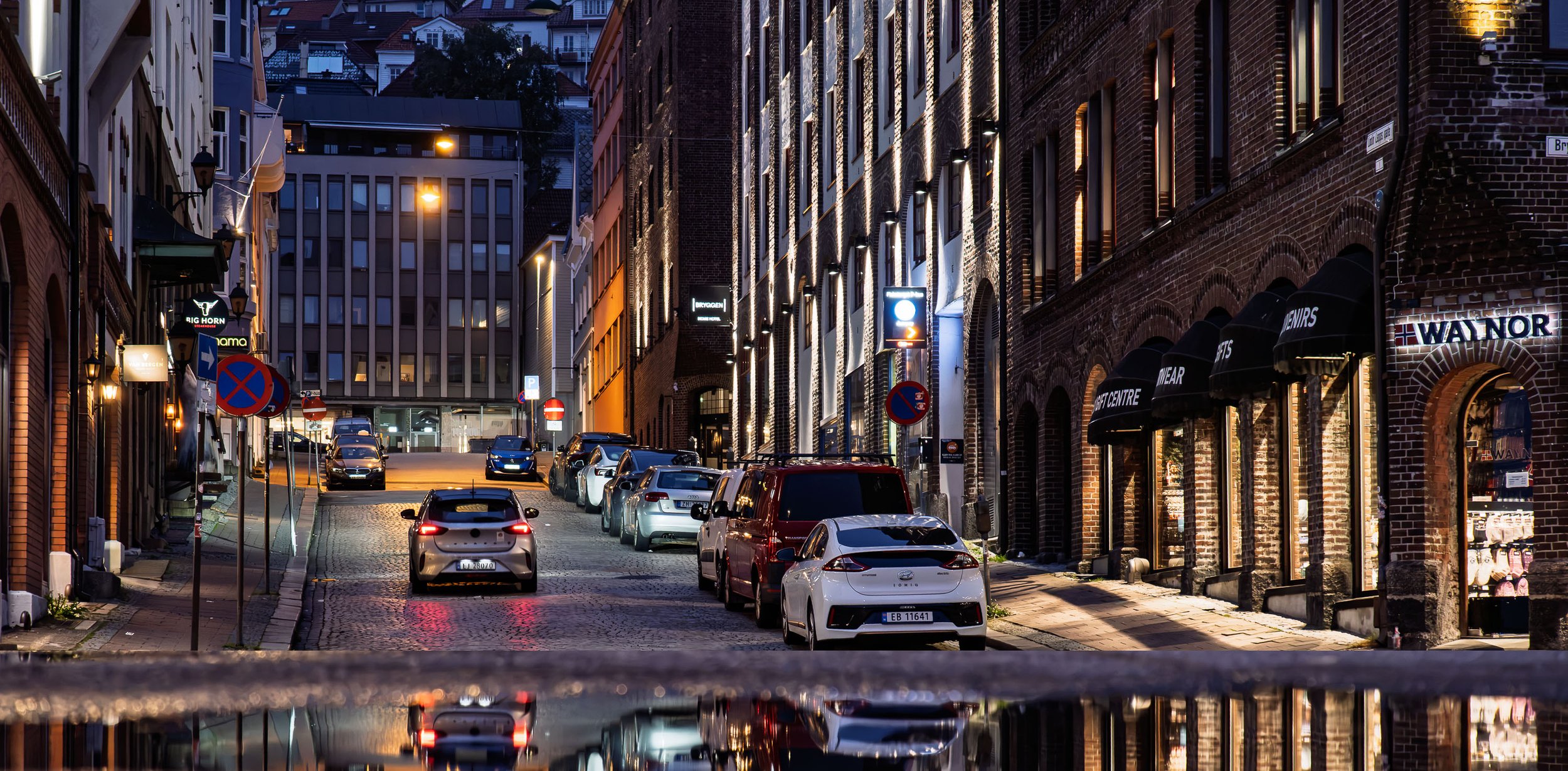 Reflected Cars in Bergen