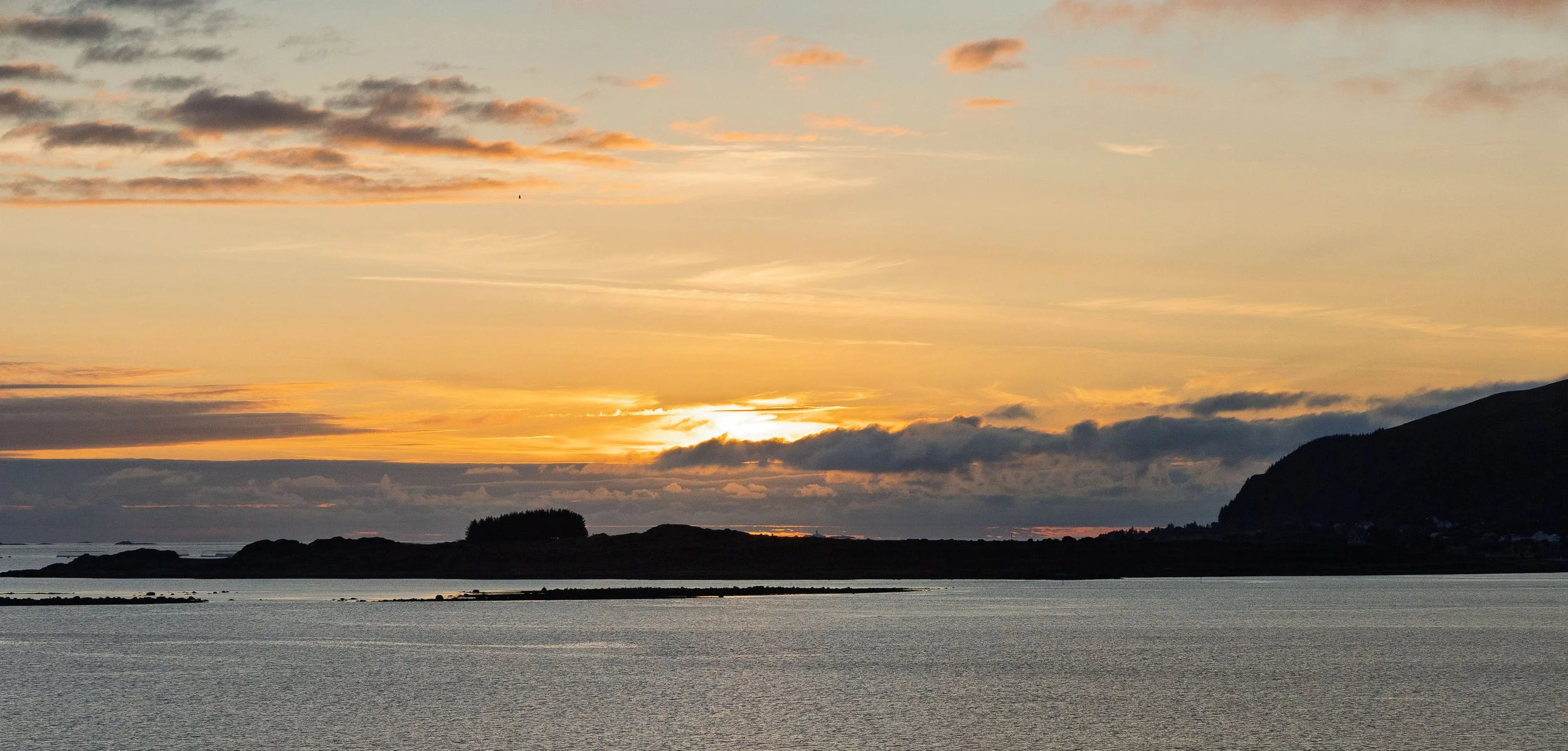 Sun going down