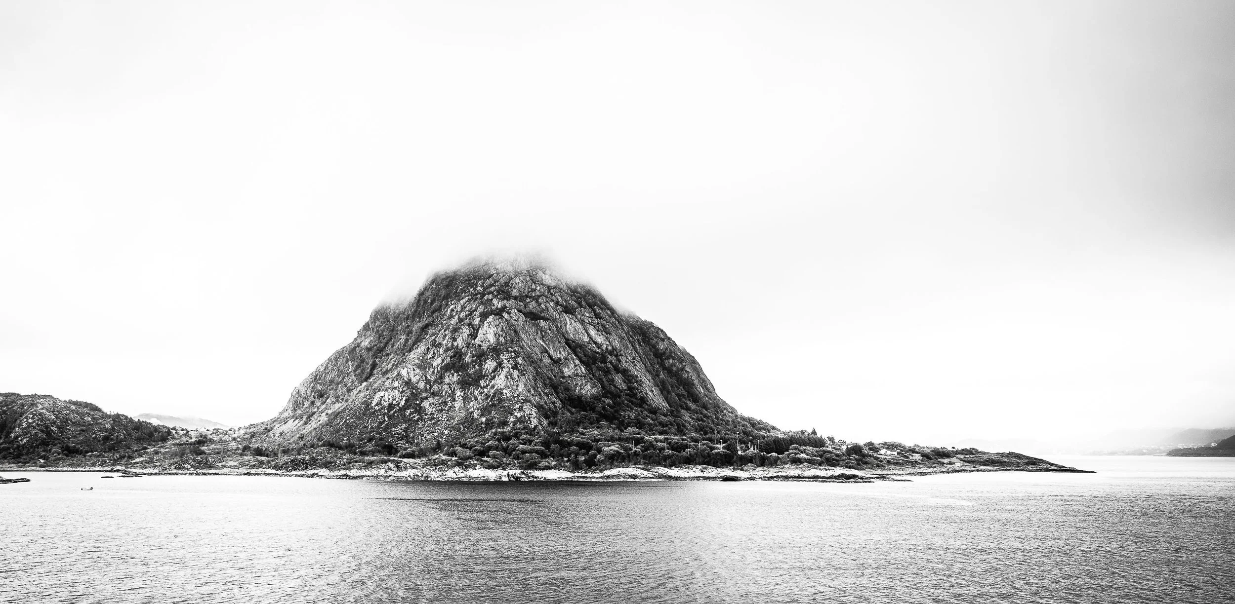 Rocky coast along the way