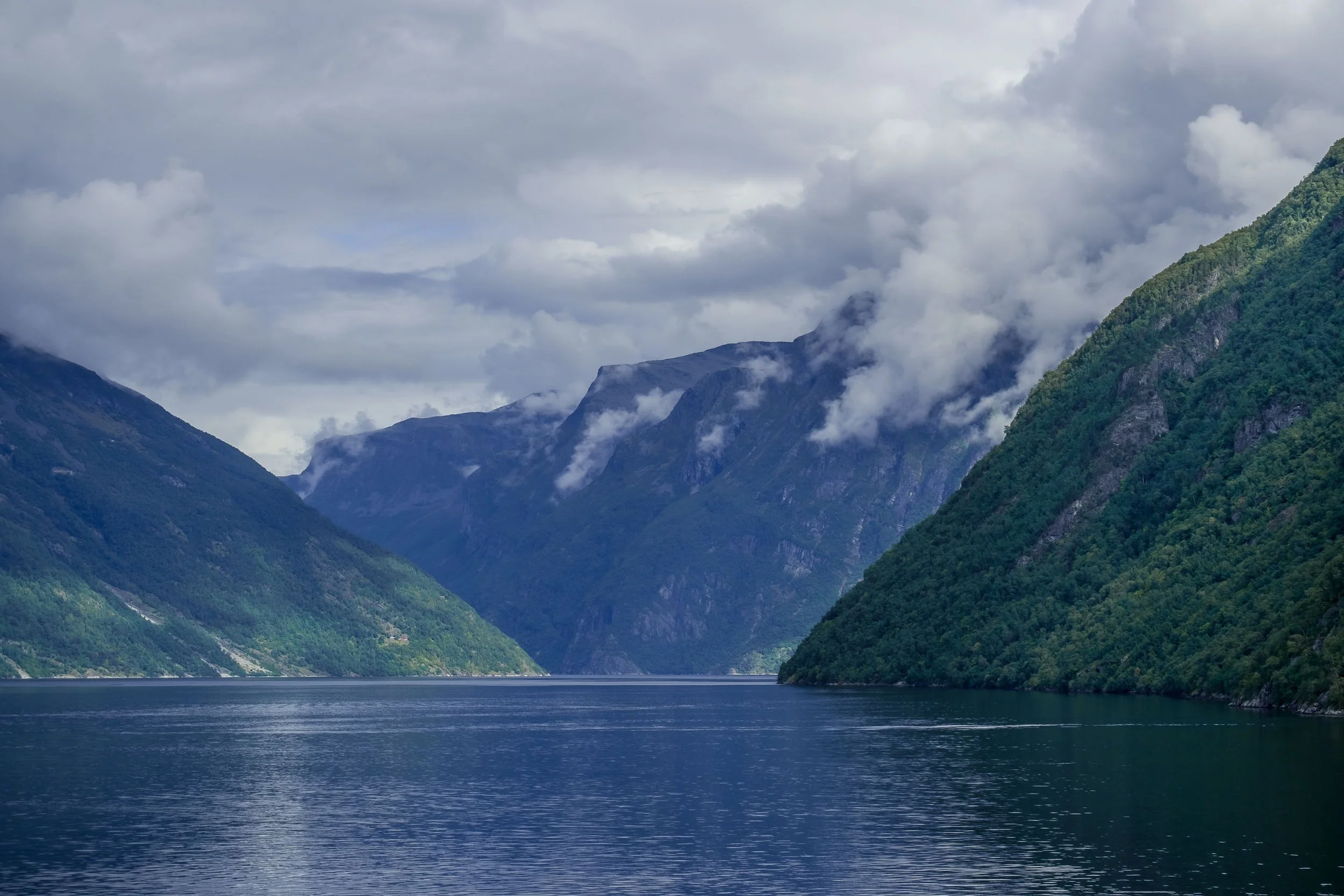 Approaching the end of Geirangerfjord