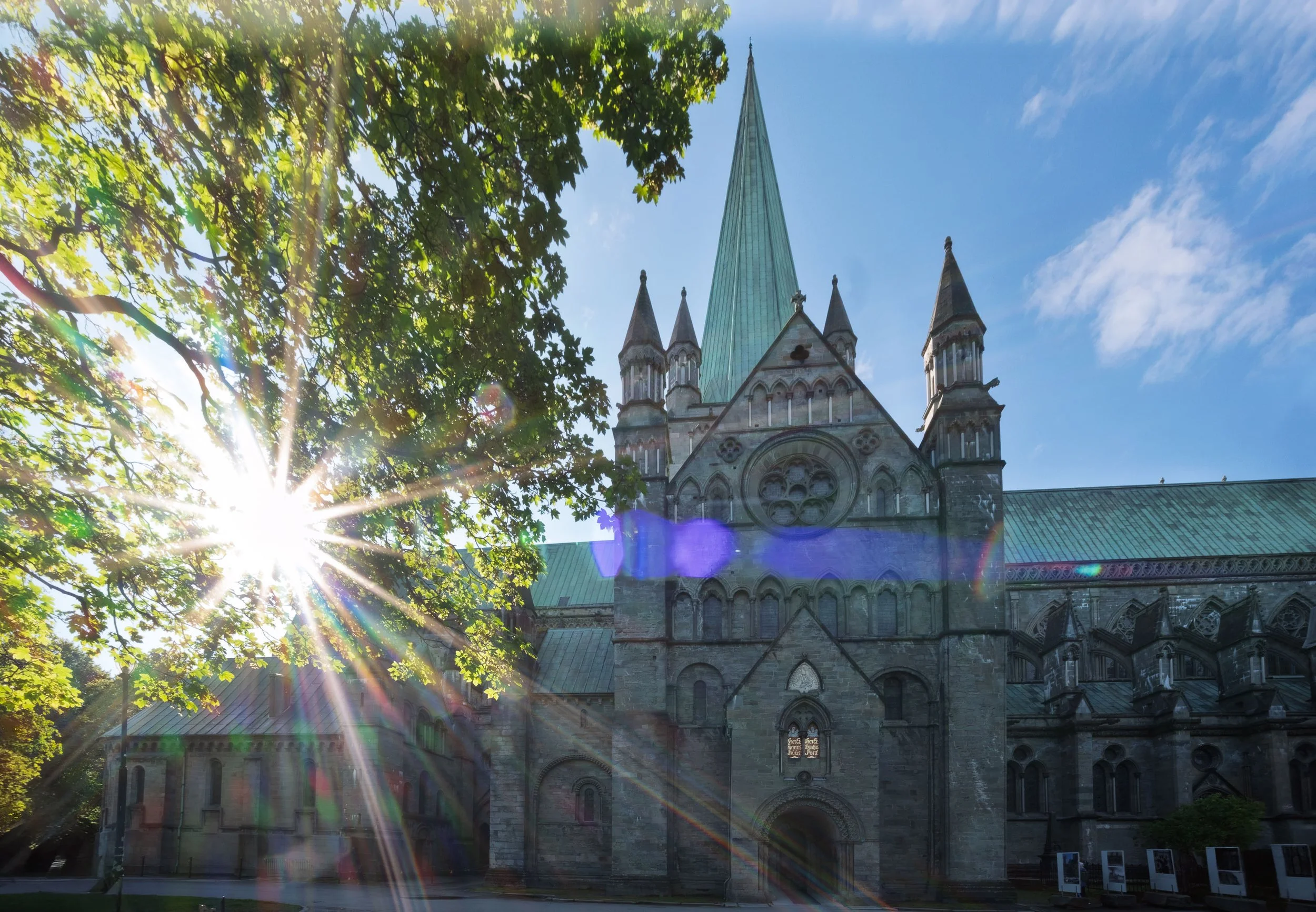 Nidaros Cathedral in the Sum