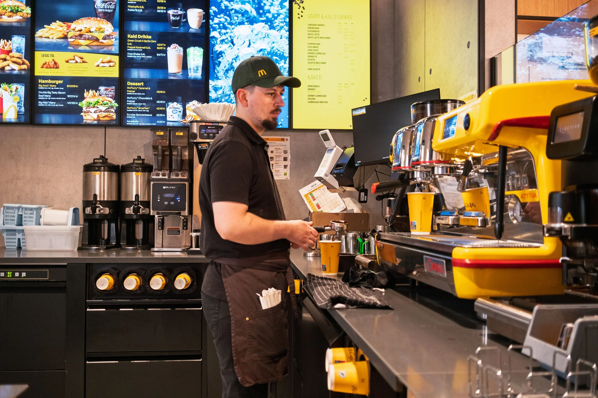 Barista at the Most Northern McDonald's