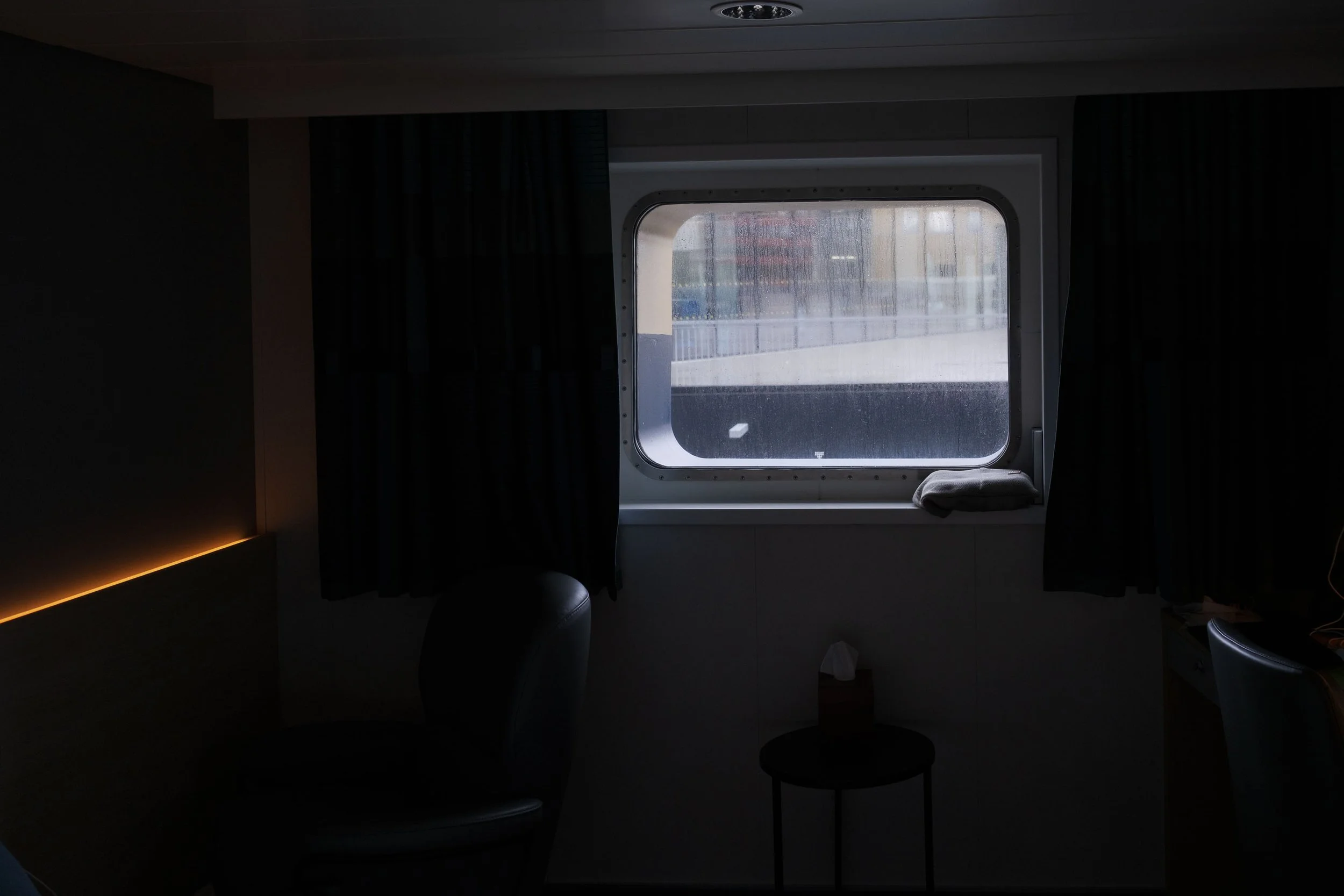 Looking out at Tromso