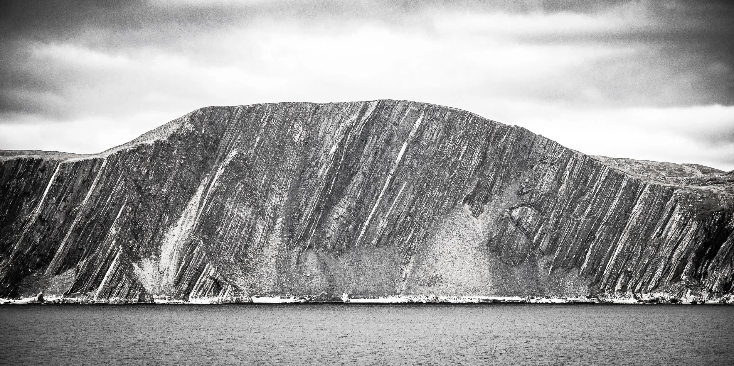 Cliffs in Black and White