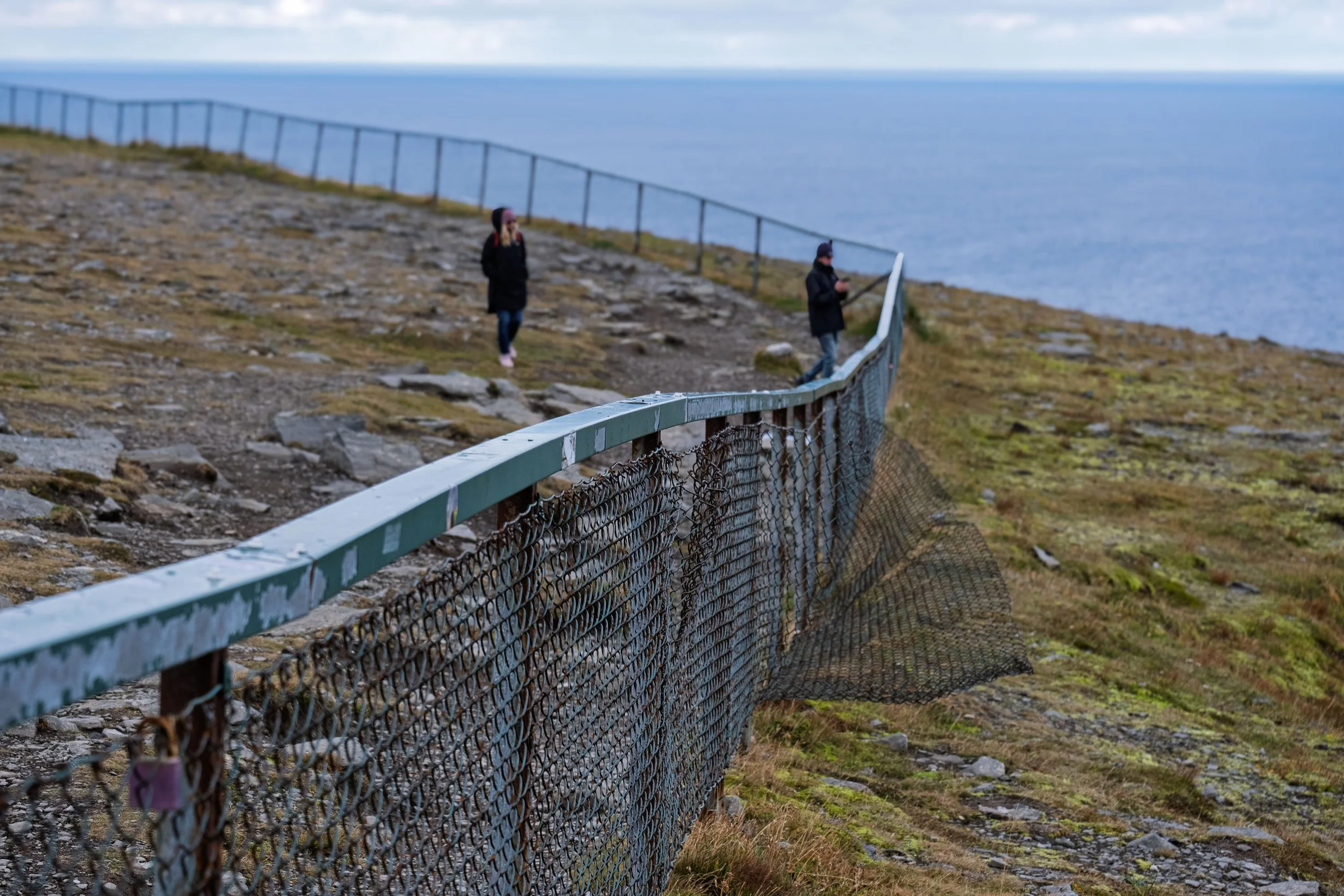 Broken Fence at the North Cape Cliffs