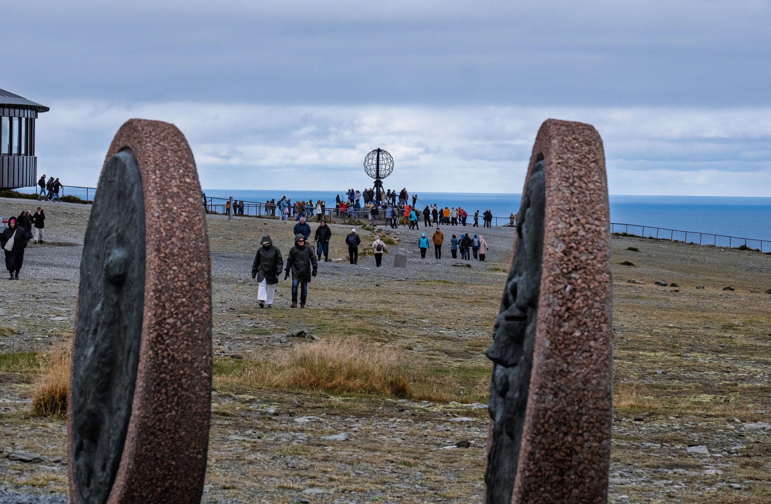 North Cape Marker through the Discs