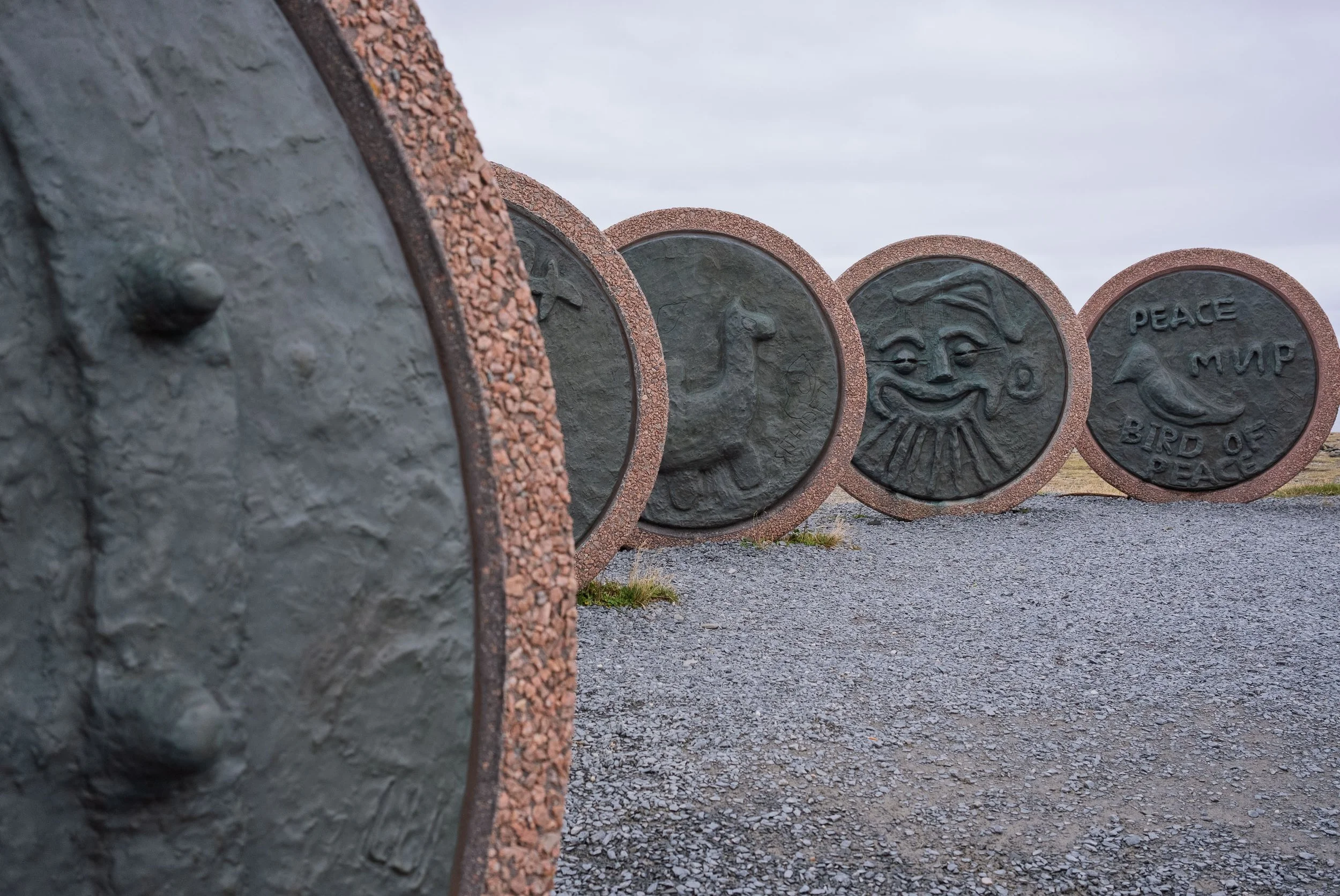 The Children of the Earth Sculptures at North Cape