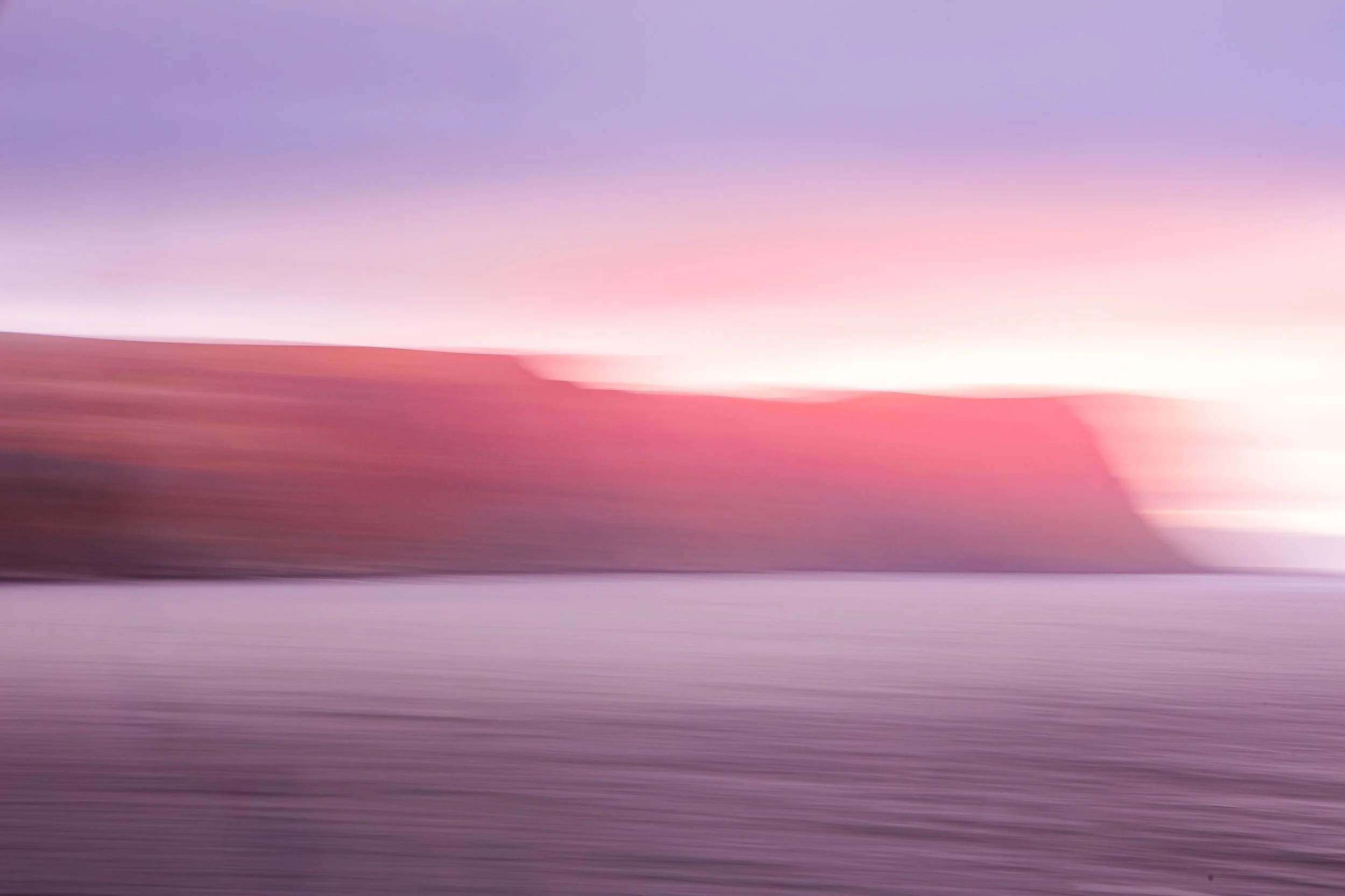 Sunrise Abstract of the Cliffs