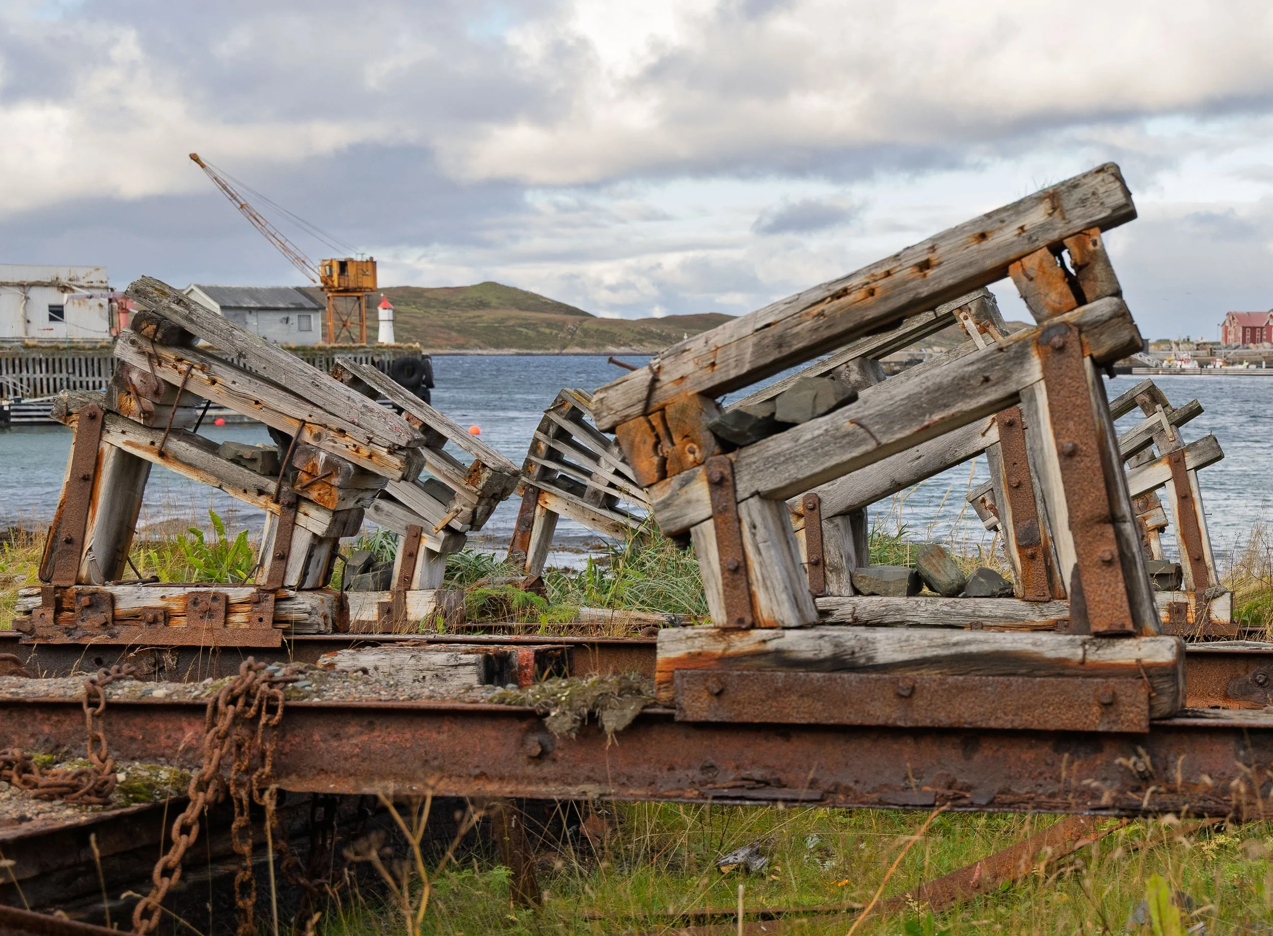 Wrecked Buildings in Vardo