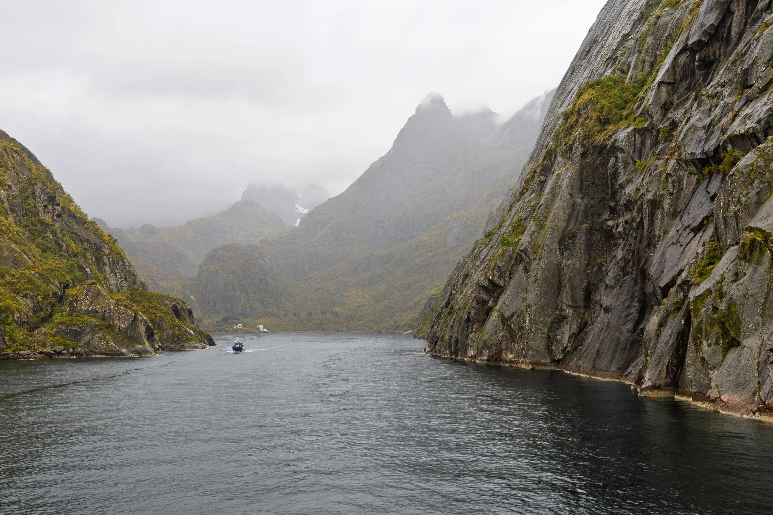 Entering Trollfjord