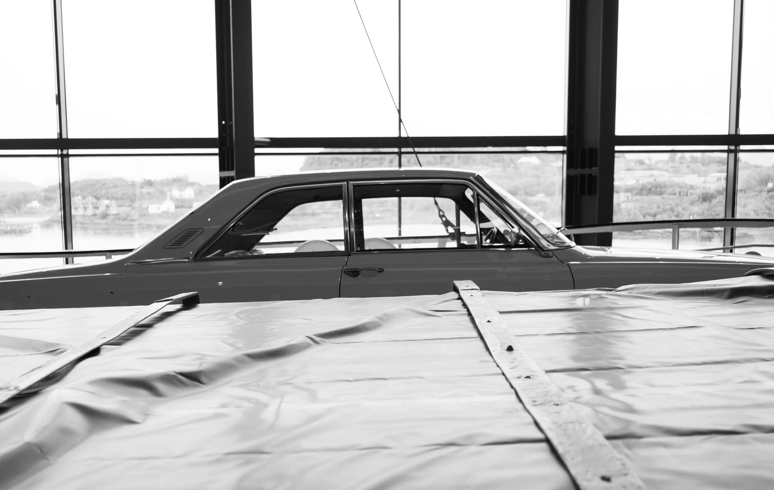 In the Ship Museum - Car Transport on the Old Ship