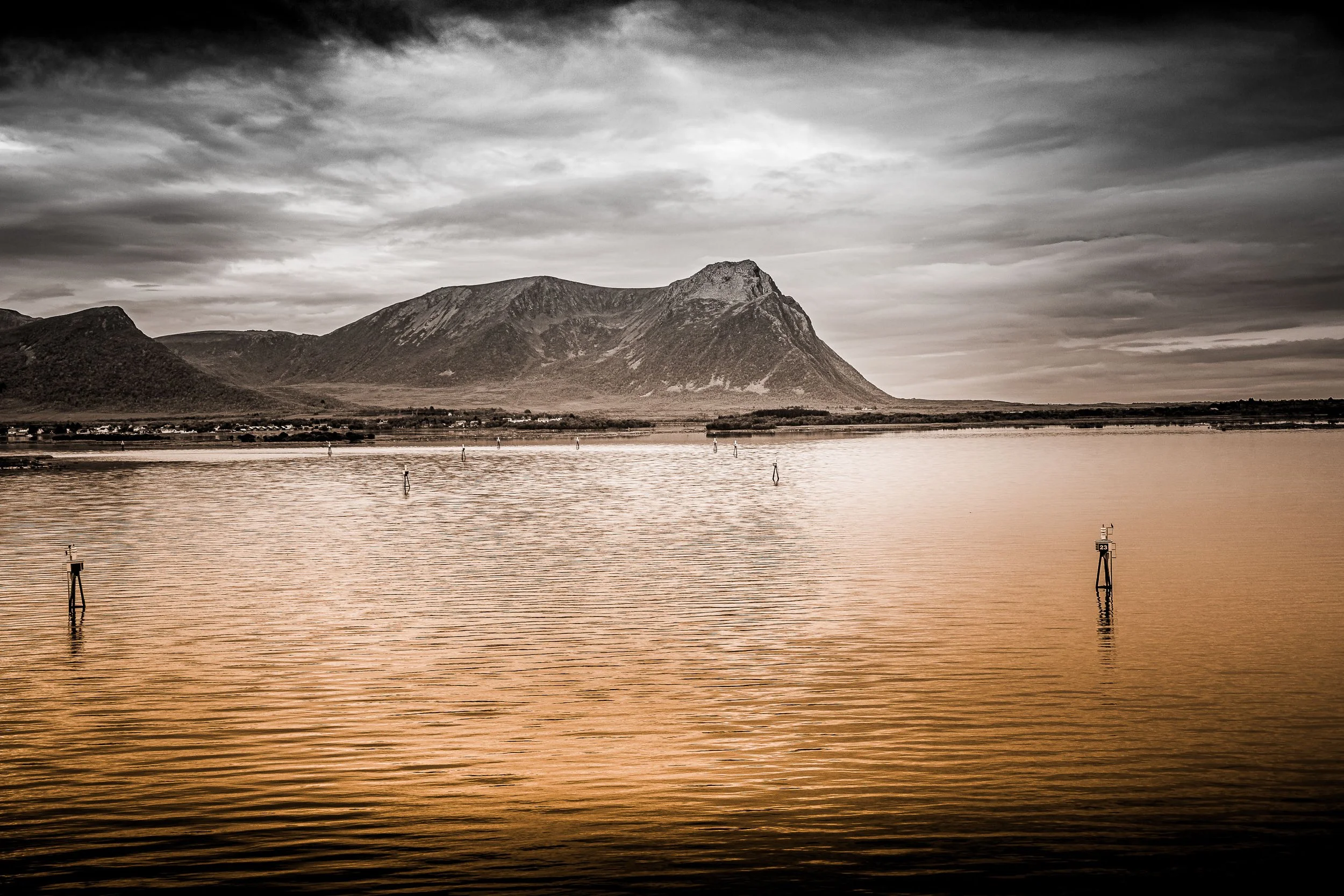 Sepia Toned Scenery