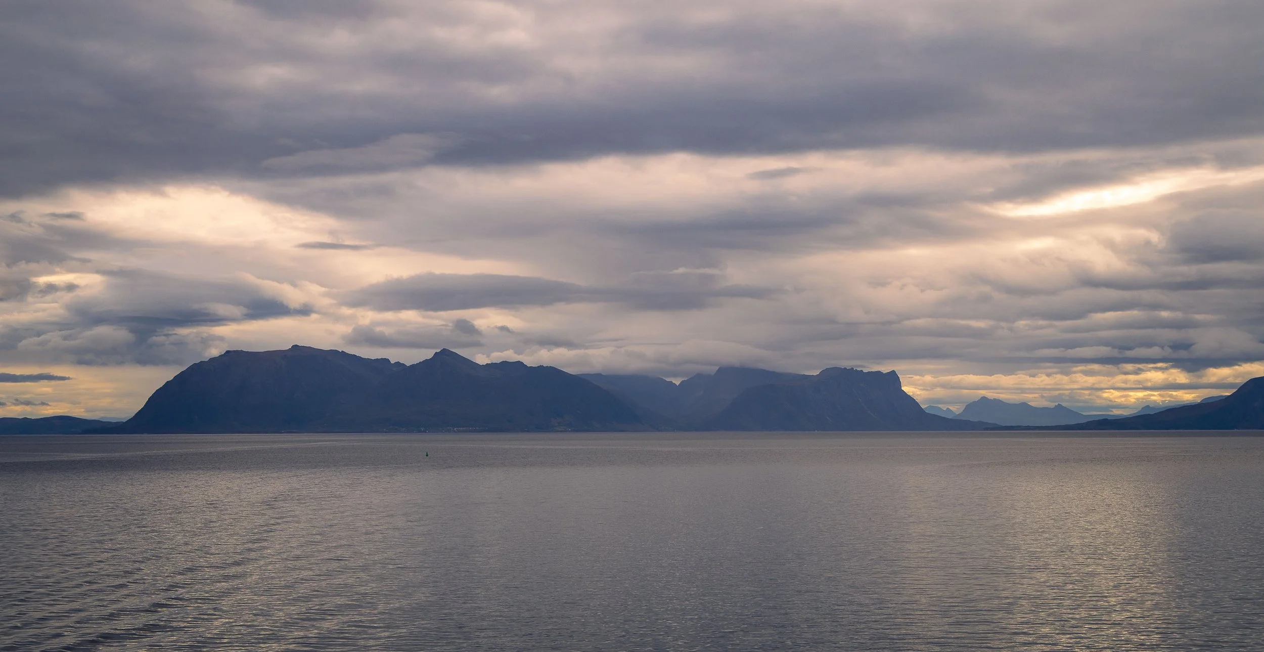 Moving through Risoy Strait